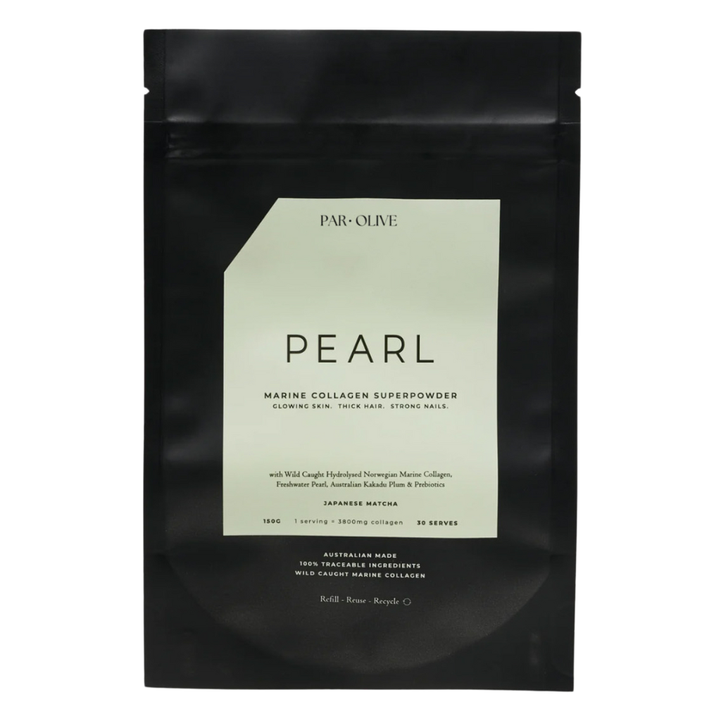 Par Olive PEARL Marine Collagen Refill (Japanese Matcha) 150g