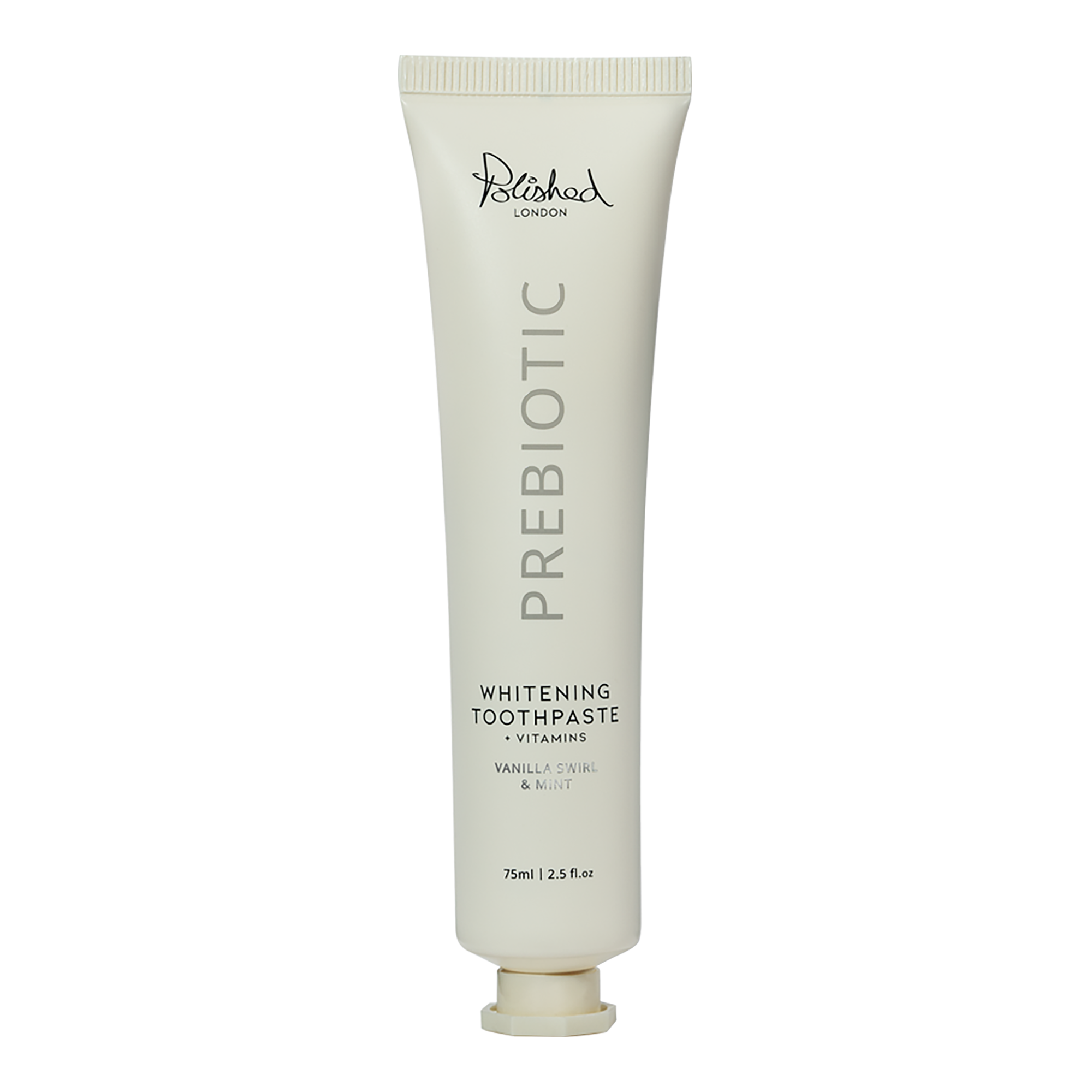 Polished London Prebiotic Whitening Toothpaste - Vanilla Swirl & Mint