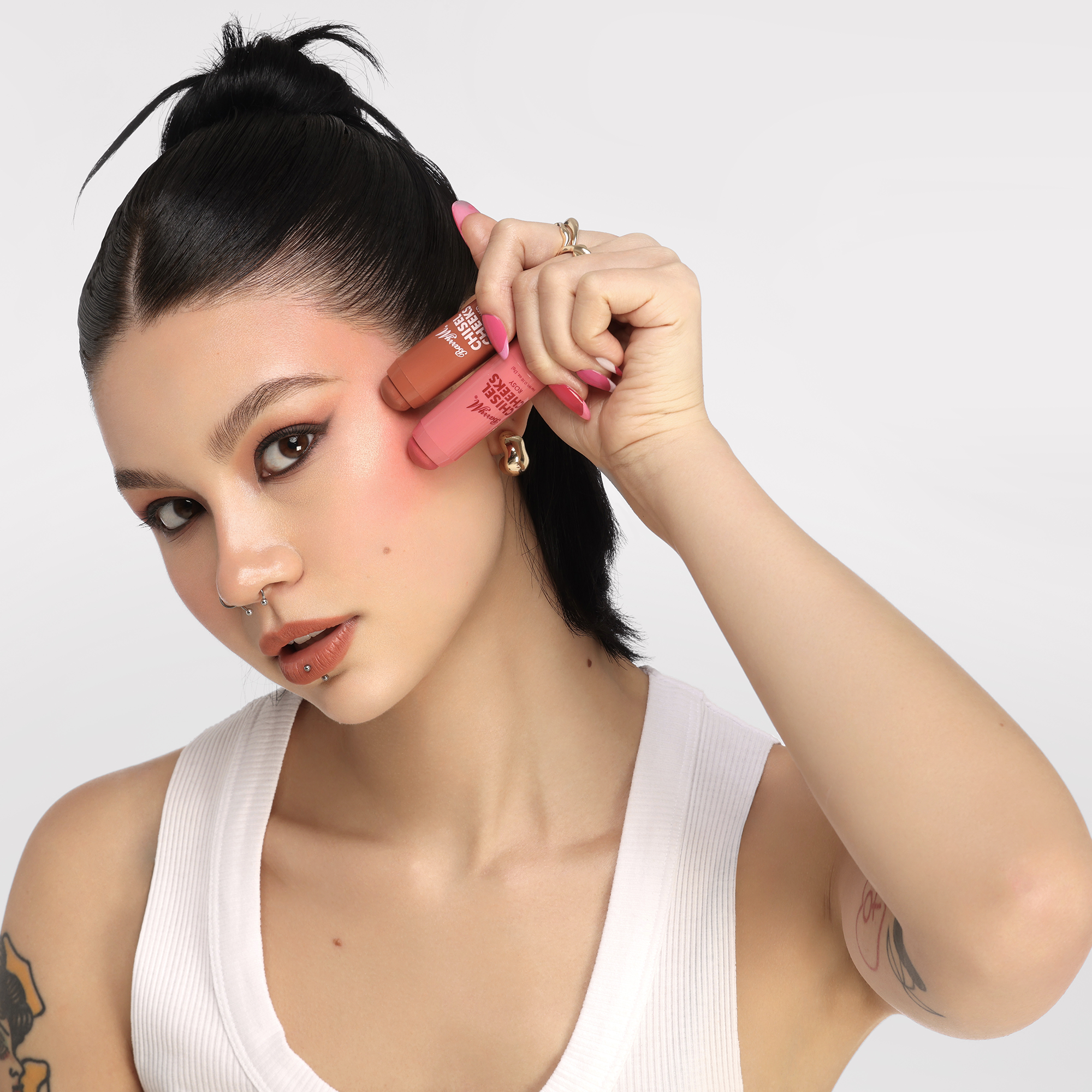 Barry M Chisel Cheeks Blush Cream Sticks 2 Piece Set