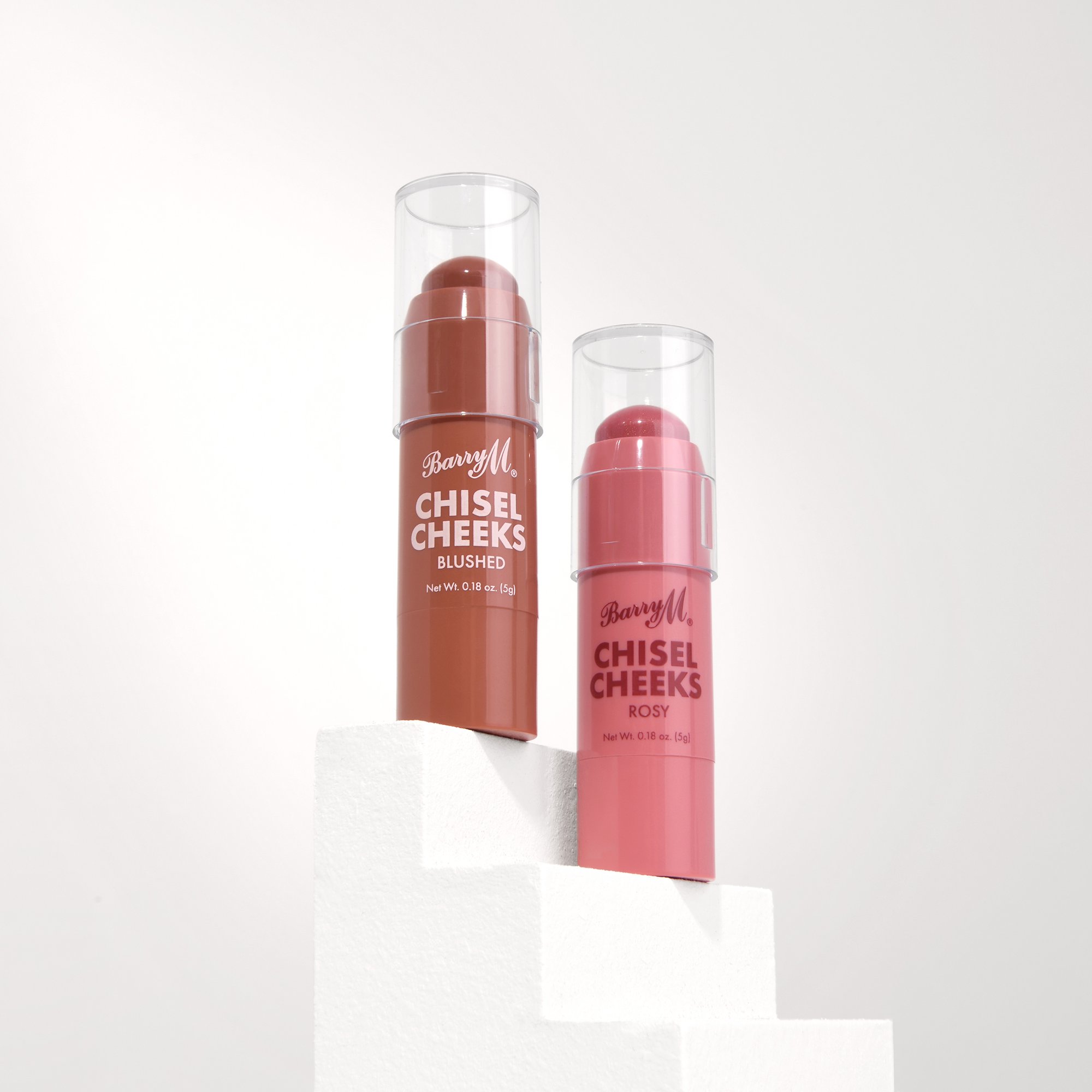 Barry M Chisel Cheeks Blush Cream Sticks 2 Piece Set