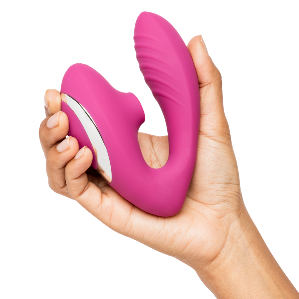 Lovehoney Mon Ami G-Spot and Clitoral Suction Stimulator - Hot Pink