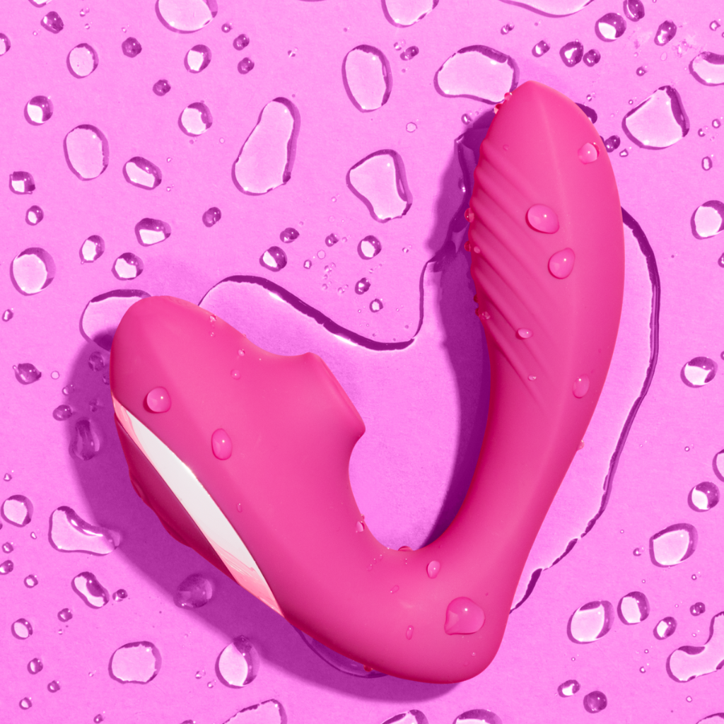 Lovehoney Mon Ami G-Spot and Clitoral Suction Stimulator - Hot Pink