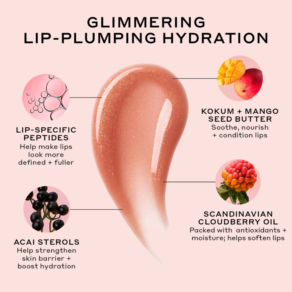 Ole Henriksen Pout Preserve Peptide Lip Treatment - Glimmer, Strawberry Sorbet