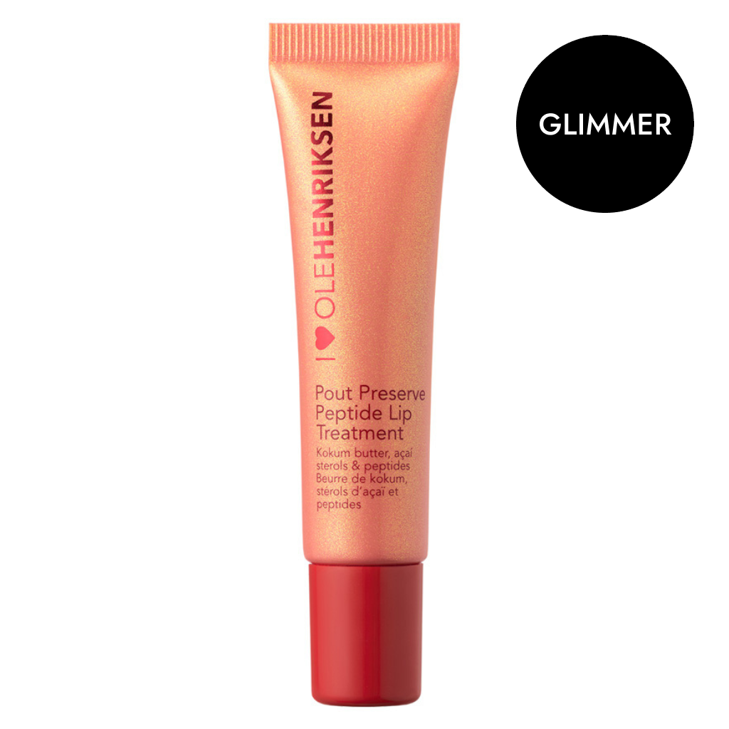Ole Henriksen Pout Preserve Peptide Lip Treatment - Glimmer, Strawberry Sorbet