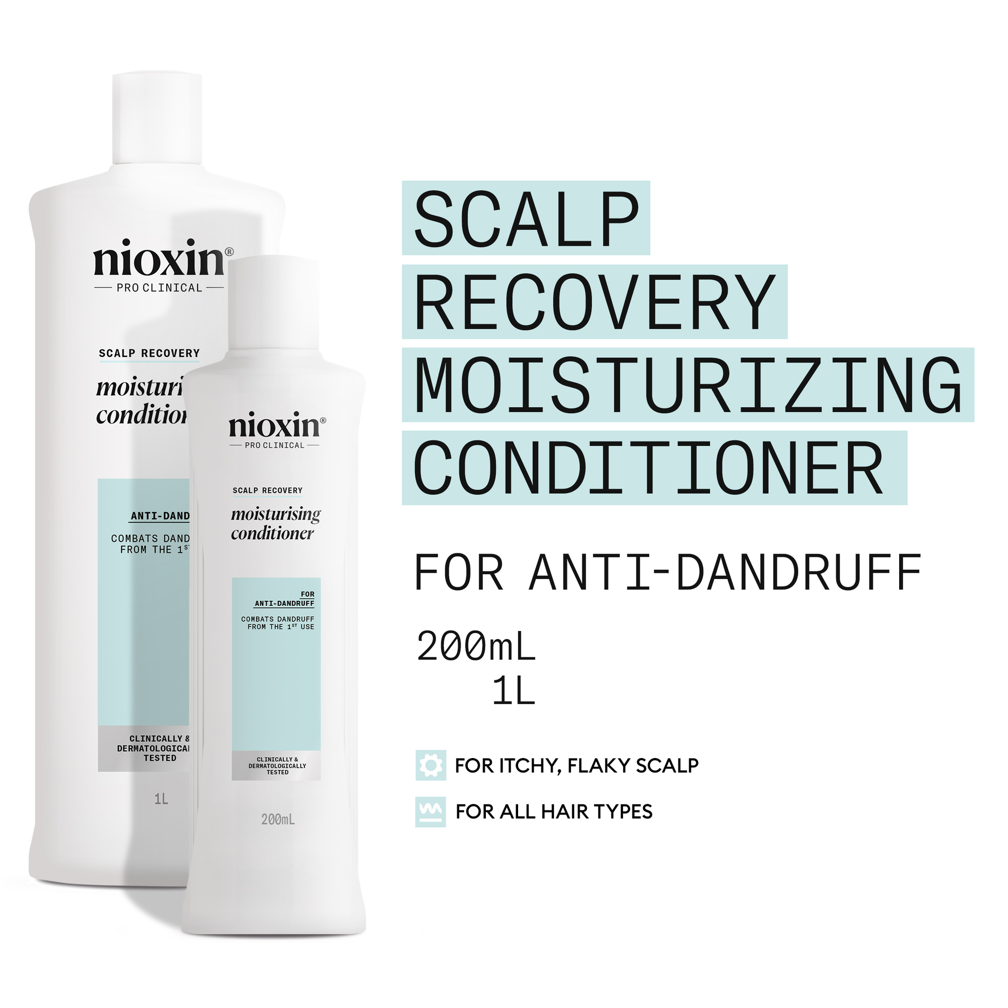 Nioxin Scalp Recovery Moisturizing Conditioner for Dry Scalp, 1000ml