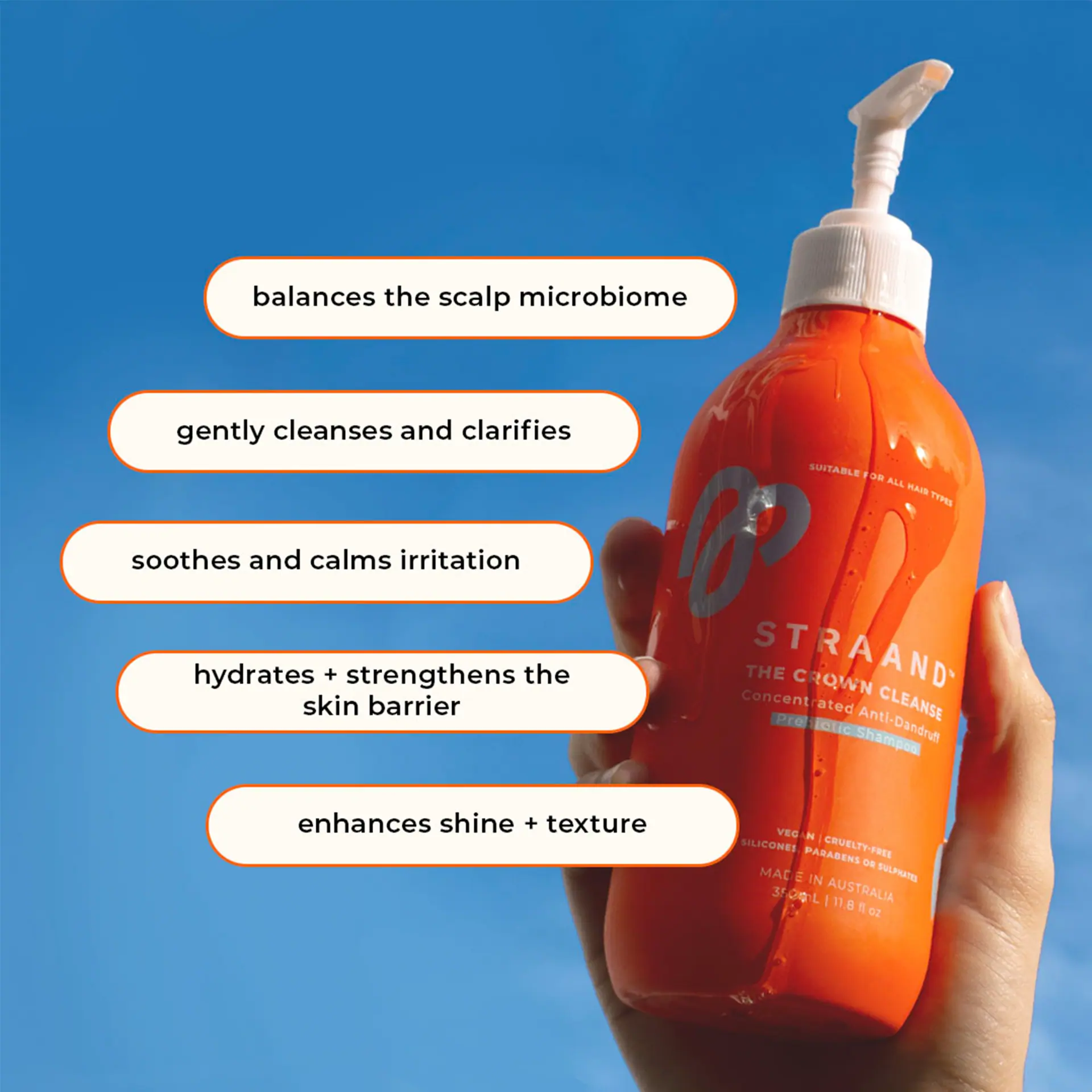 STRAAND The Crown Cleanse Prebiotic Shampoo