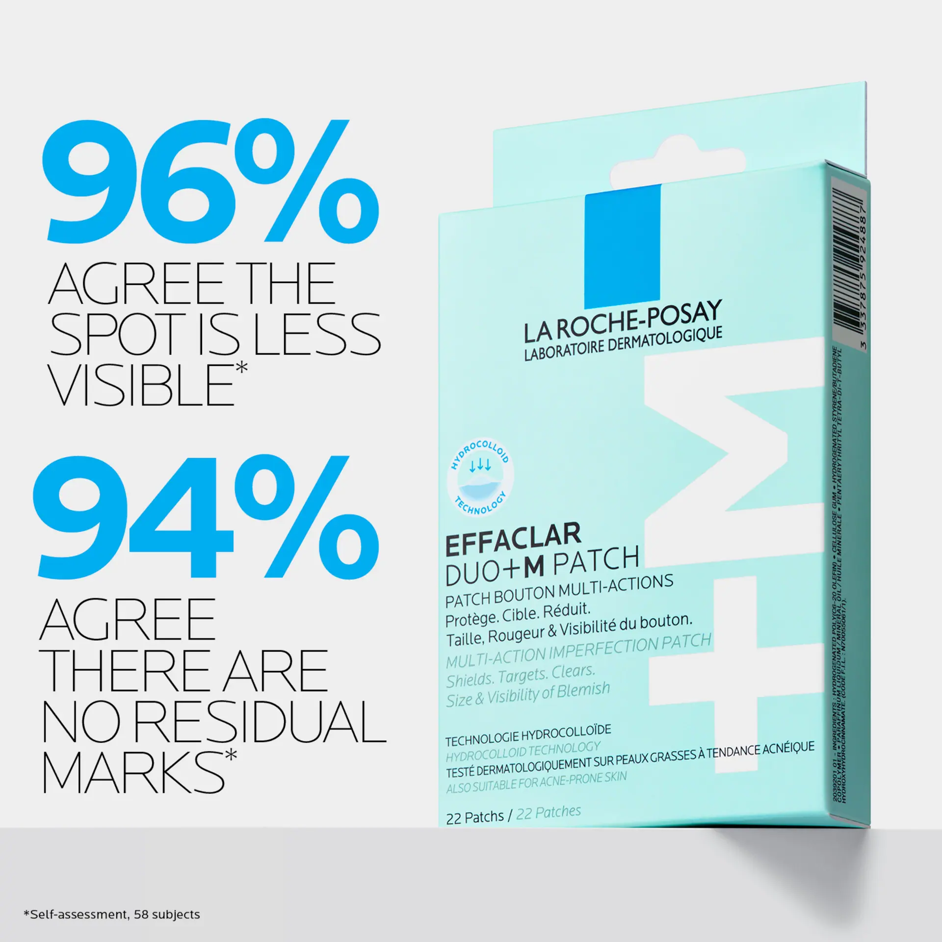 La Roche-Posay Effaclar DUO+M Unspot Patches (22pc)