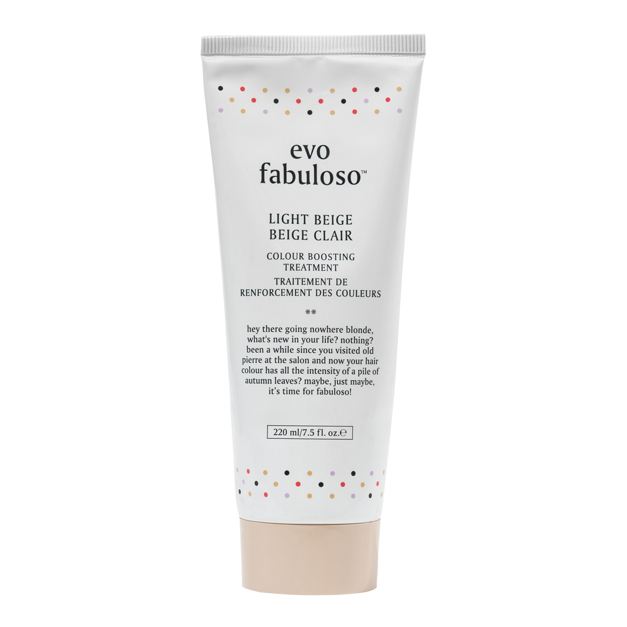 evo fabuloso Colour Boosting Hair Conditioner - Light Beige 220ml