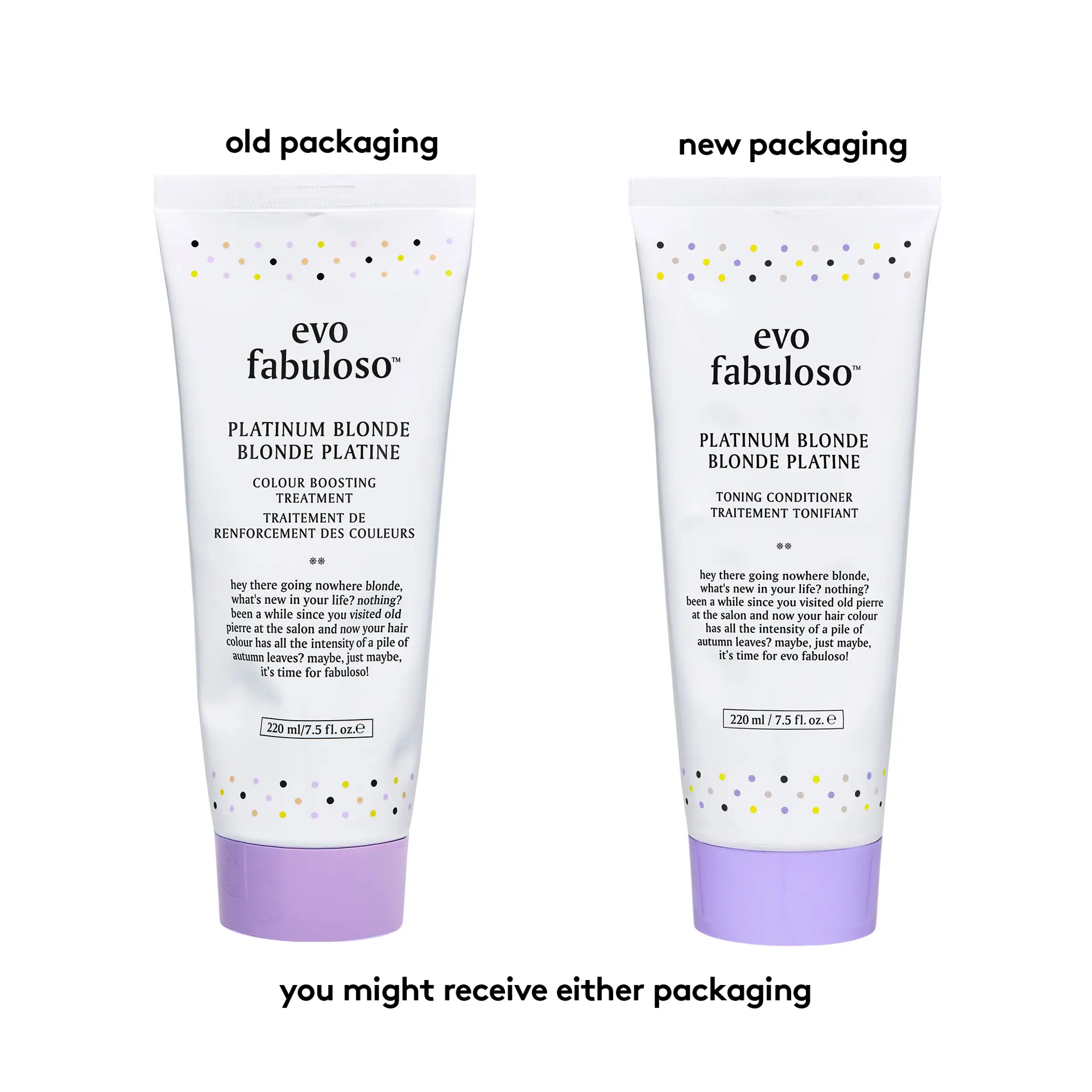evo Fabuloso Platinum Blonde Toning Conditioner 220ml