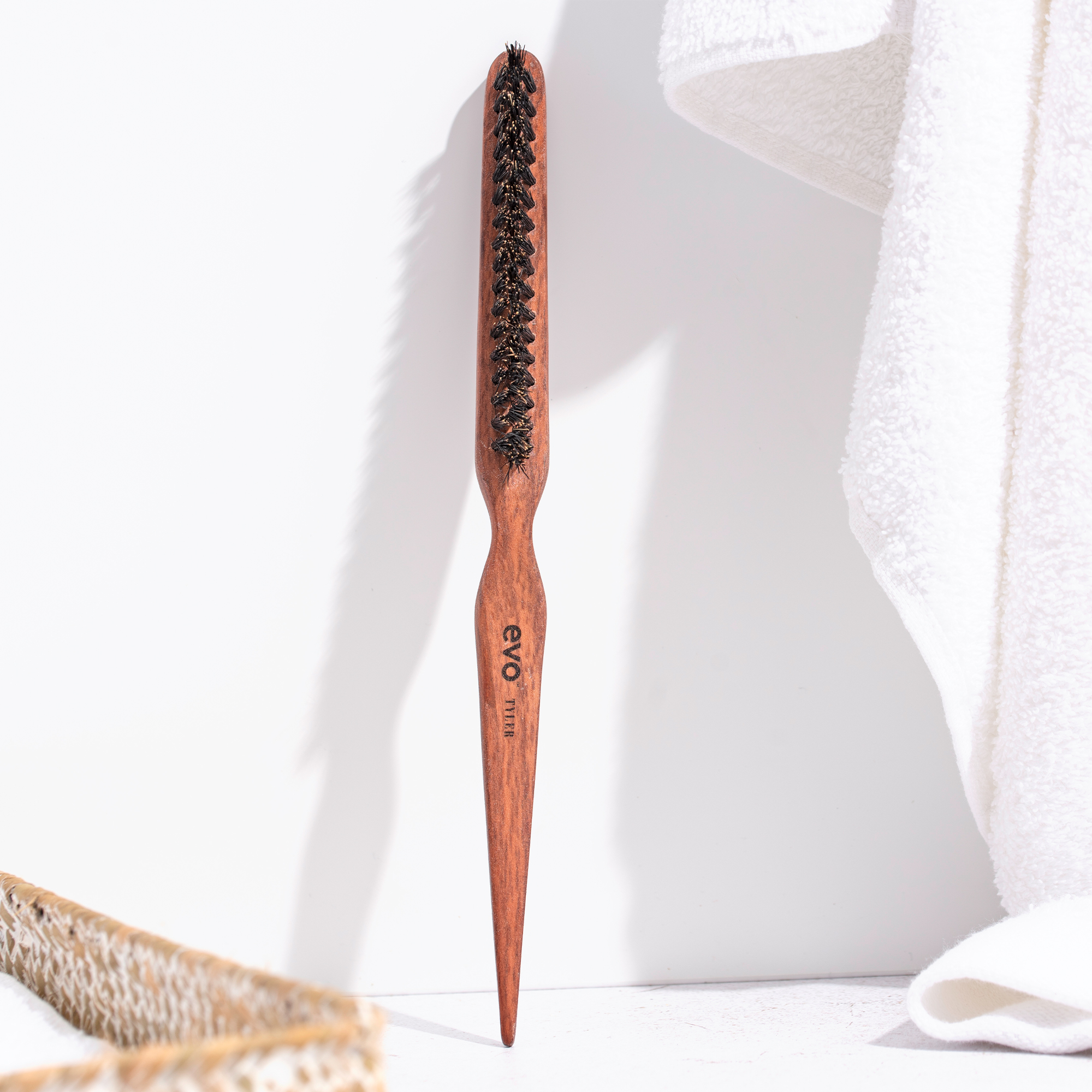 evo Tyler Boar Bristle Teasing Brush