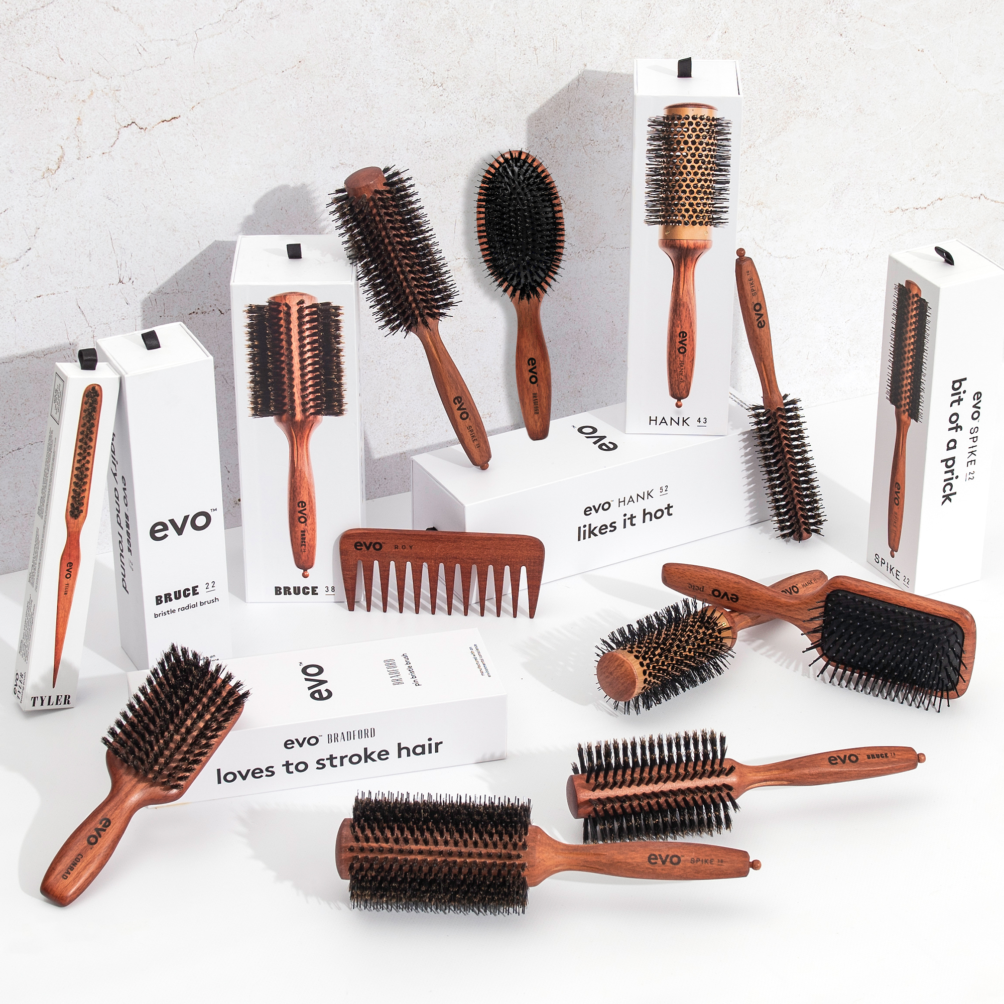 evo Hank 52 Ceramic Vented Radial Brush