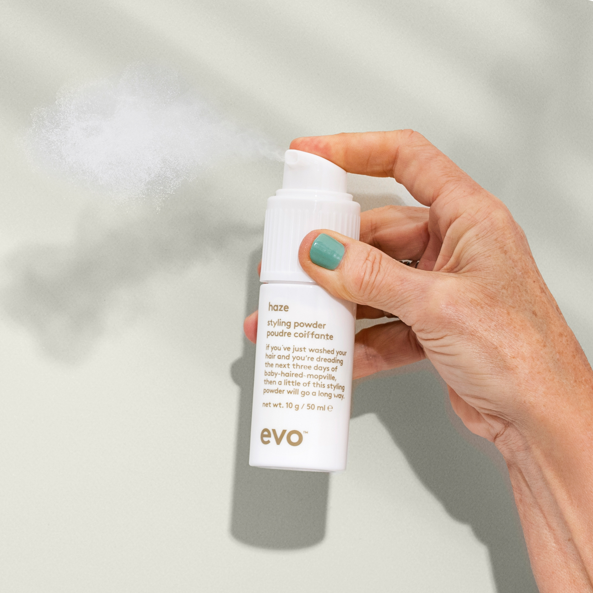 evo haze styling powder pump 50ml