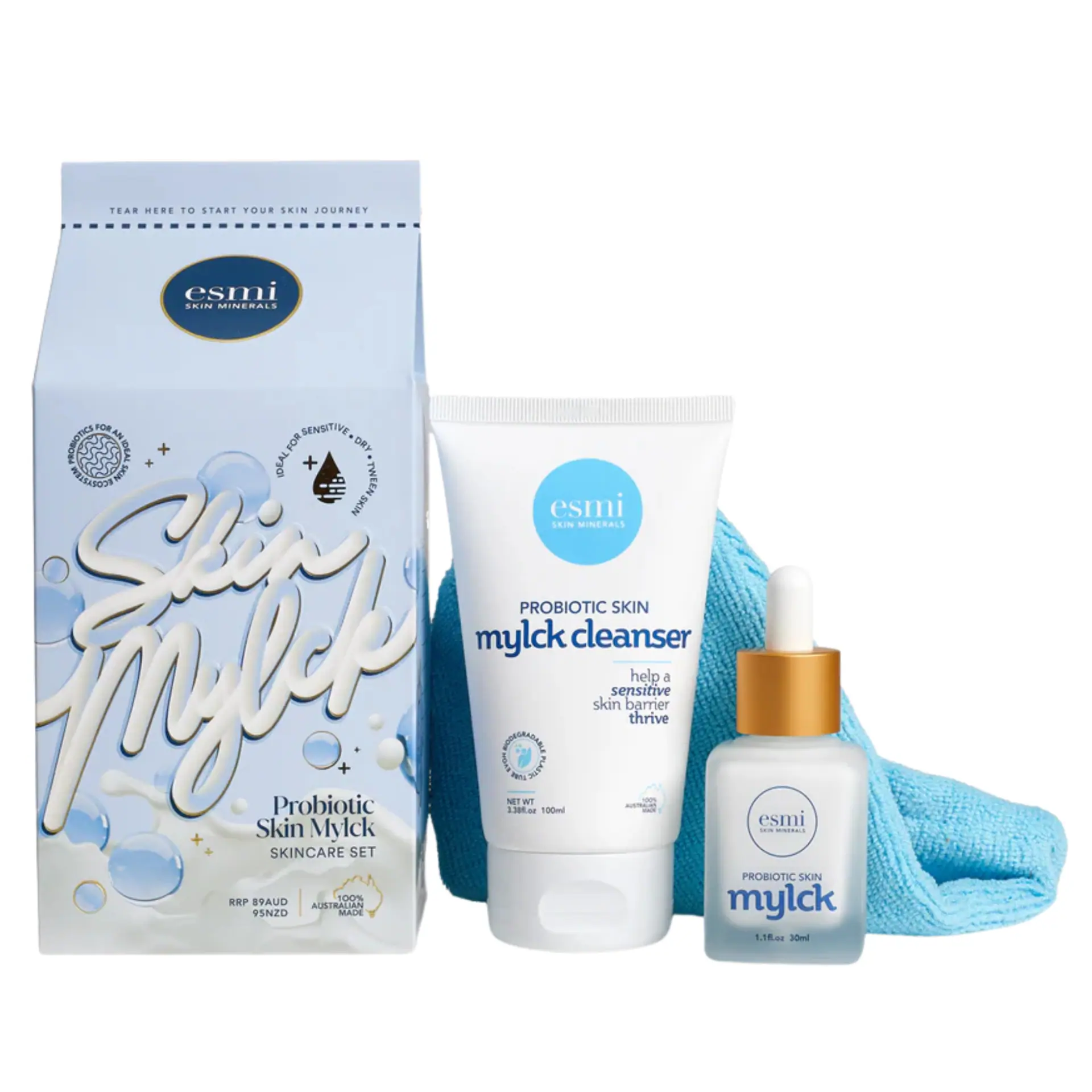 Esmi Skin Minerals Probiotic Skin Mylck Set