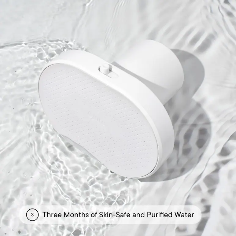 Qure Skincare Shower Filter White