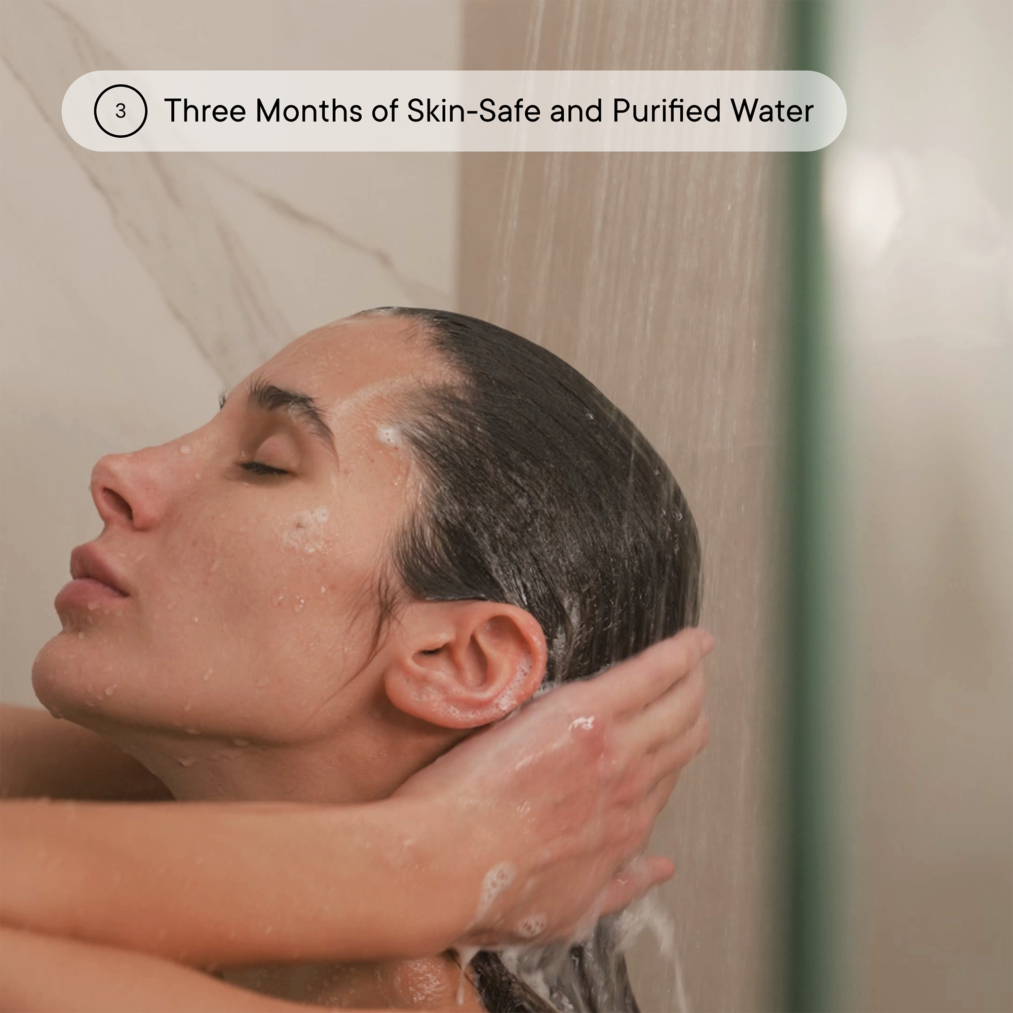 Qure Skincare Shower Filter Black Refill