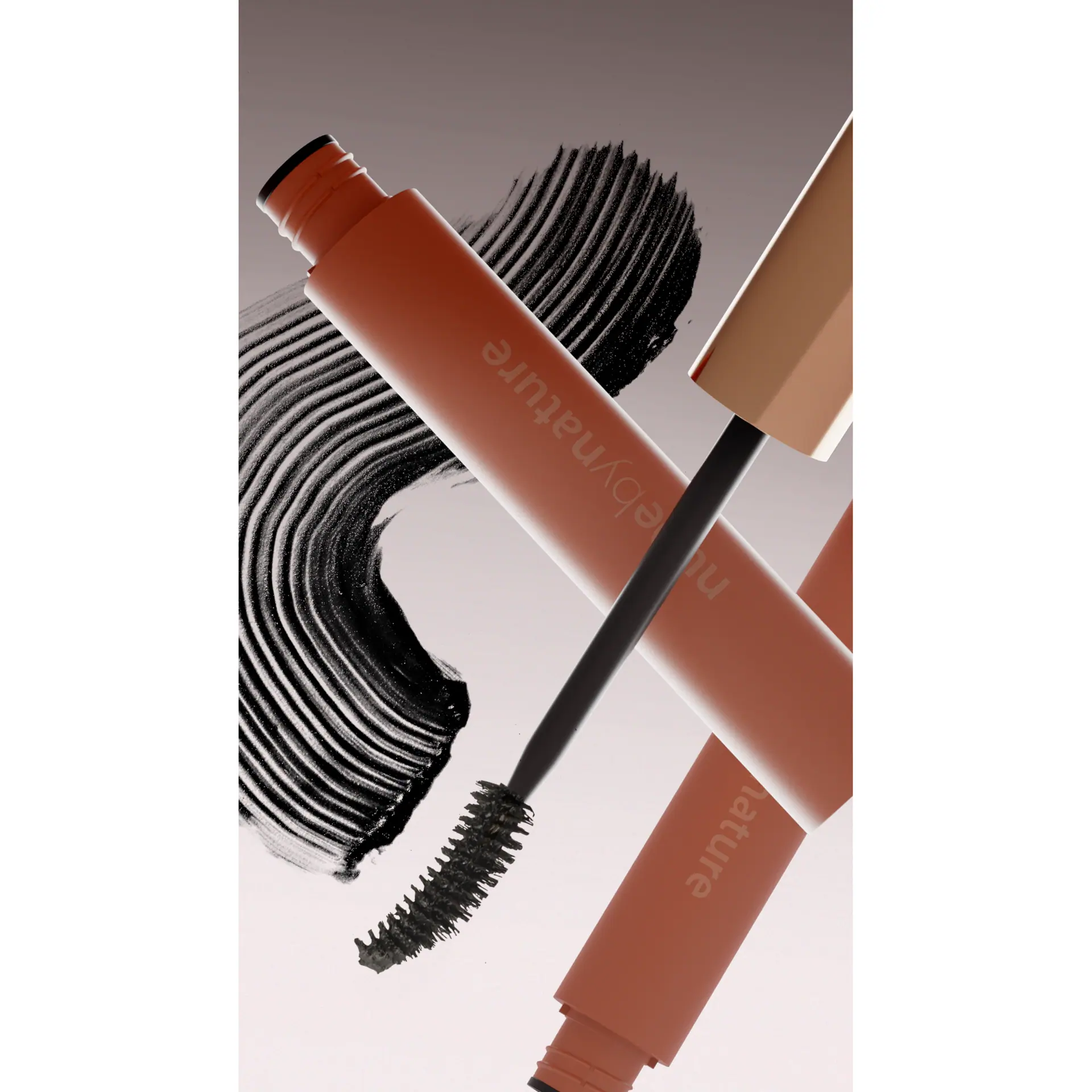 Nude By Nature Lift and Curl Serum Mascara 11ml 01 Black
