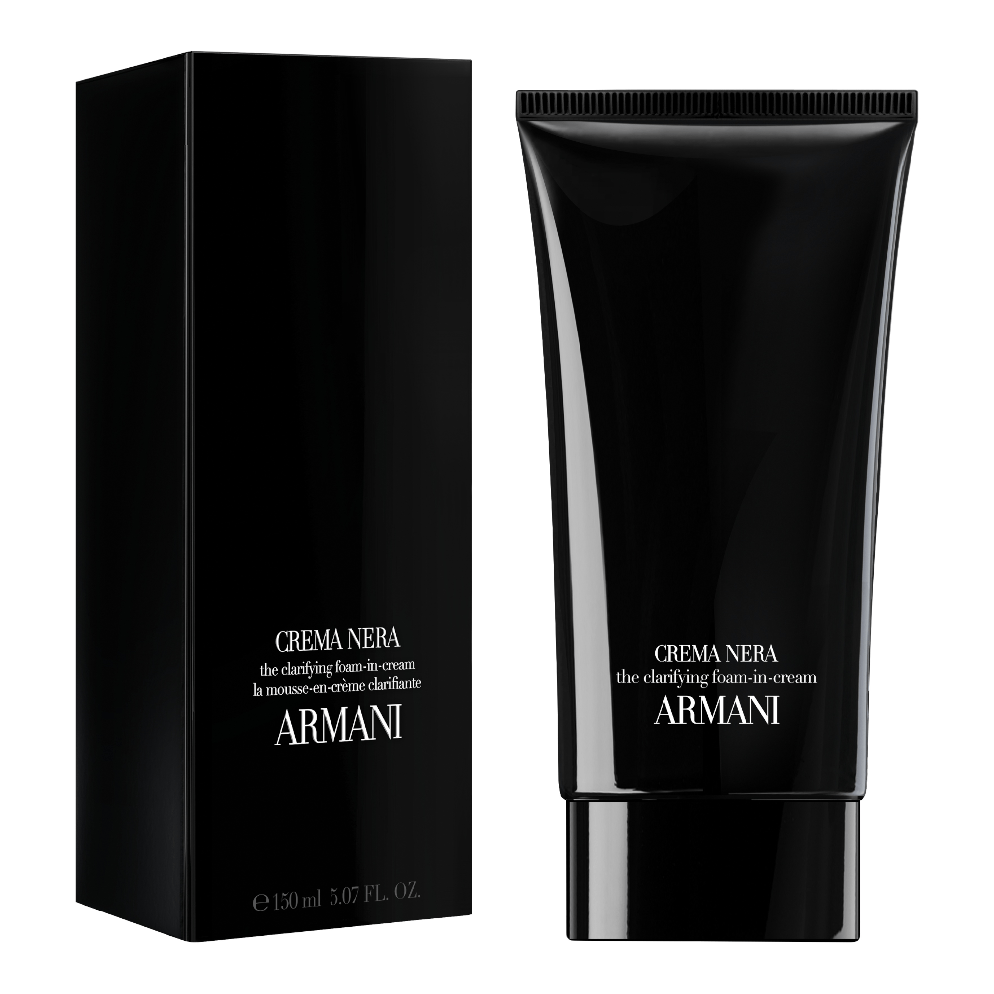 Giorgio Armani Crema Nera Cleanser Foam In Cream 150ml NZ | Adore