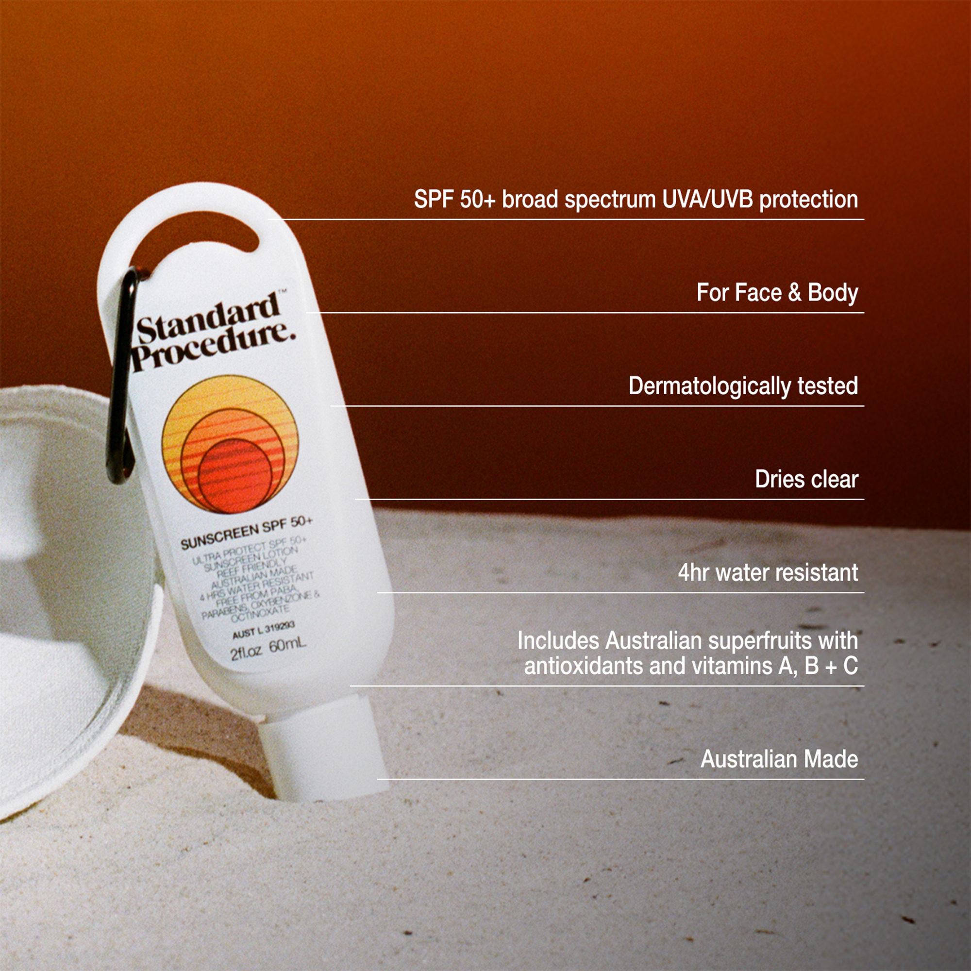 Standard Procedure SPF 50+ Sunscreen 60ml