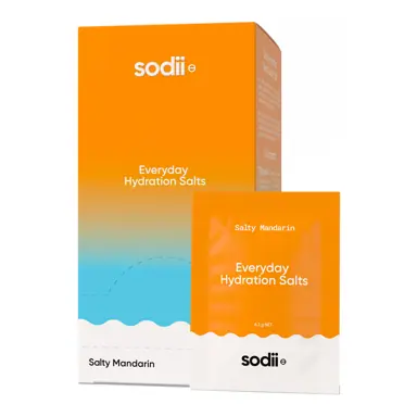 Sodii Everyday Hydration Salts - 30 Sachets - Salty Mandarin