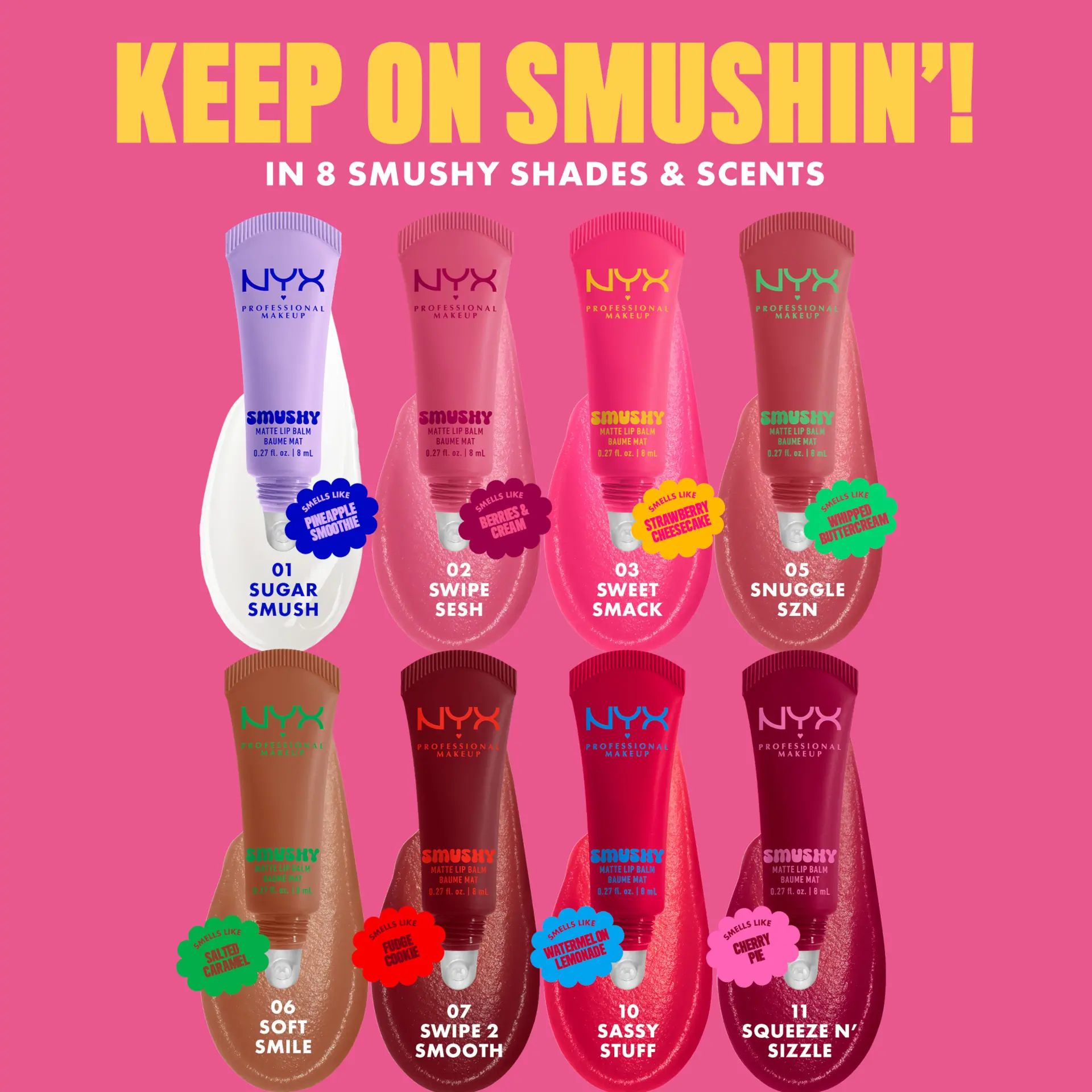 NYX Professional Makeup Smushy Matte Lip Balm