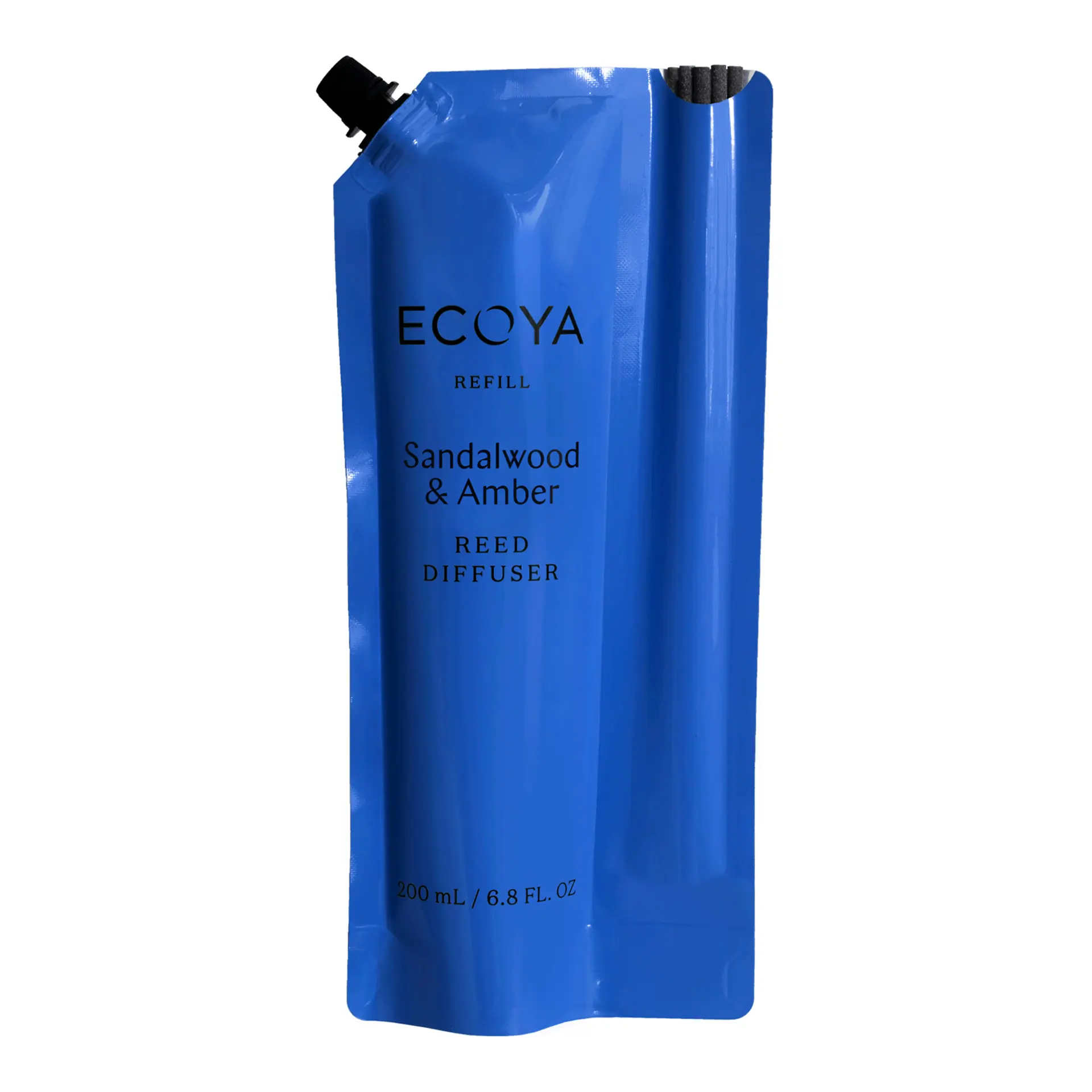 ECOYA Reed Diffuser Refill Sandalwood & Amber 200ml