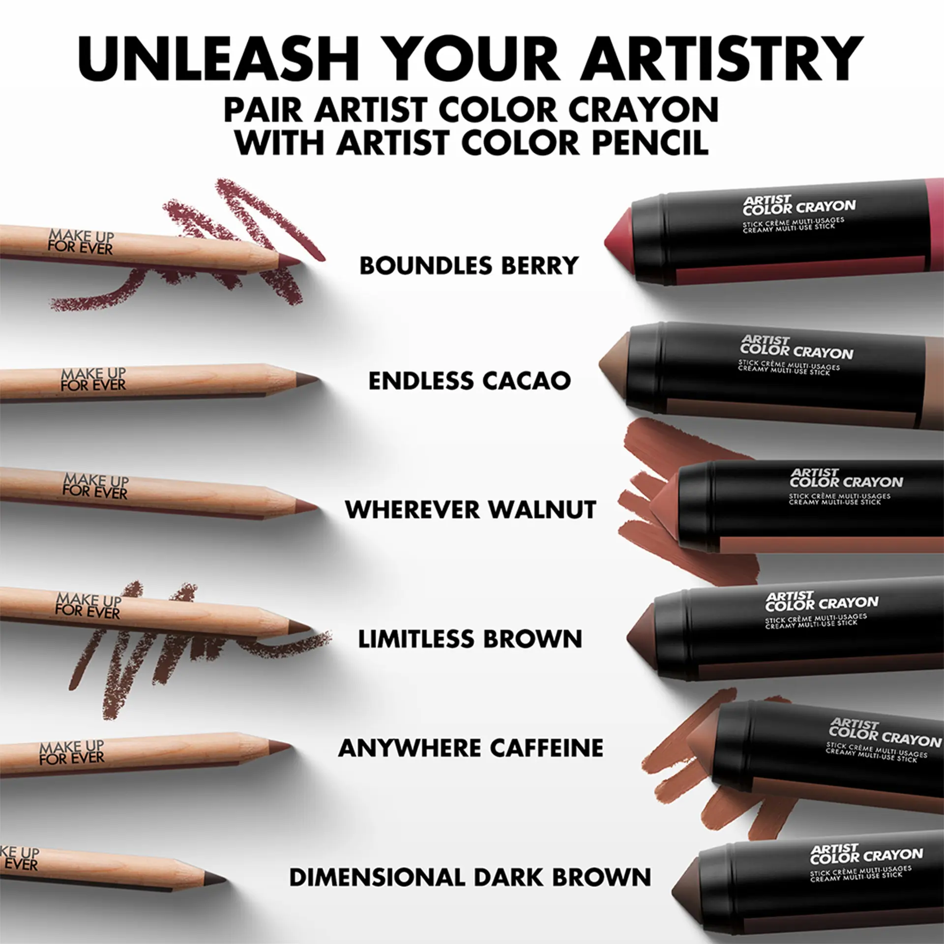 MAKE UP FOR EVER Artist Color Crayon Waterproof Multi-Use Stick