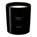 Lumira Glass Candle - Persian Rose Large