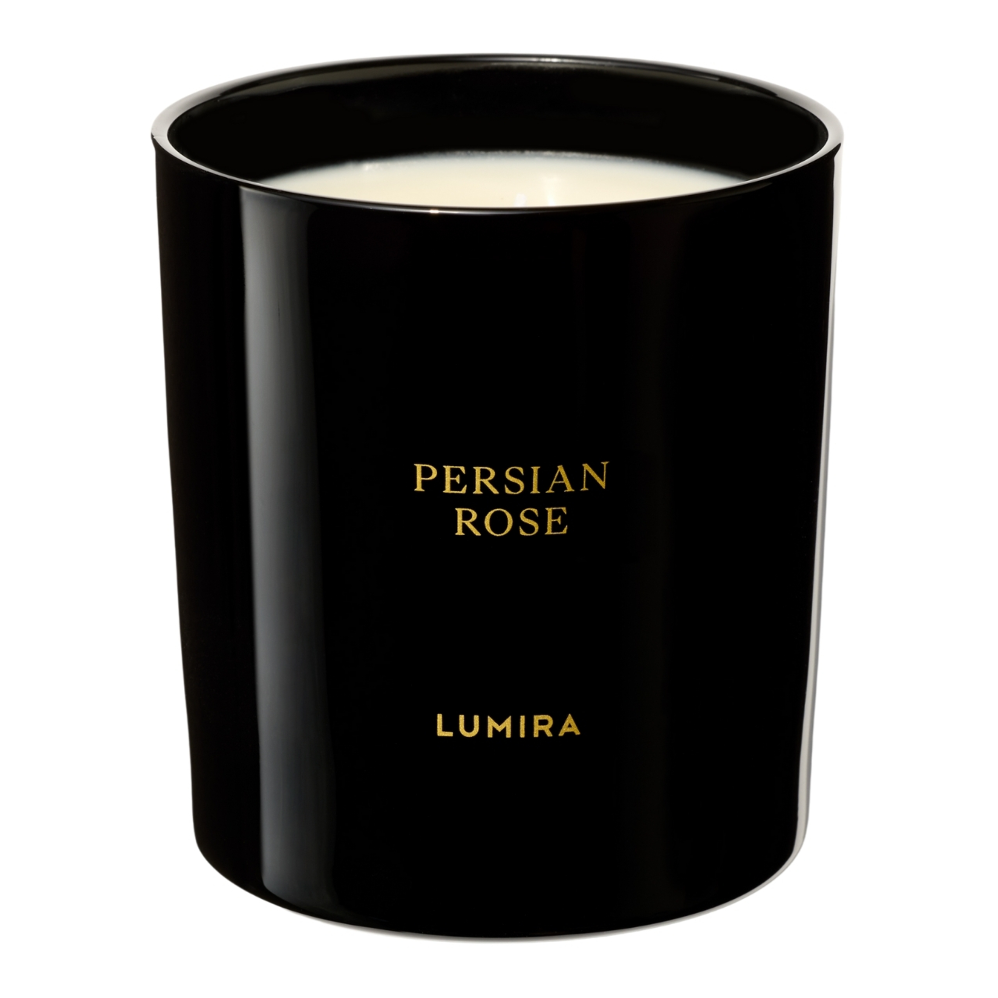 Lumira Glass Candle -  Persian Rose Large