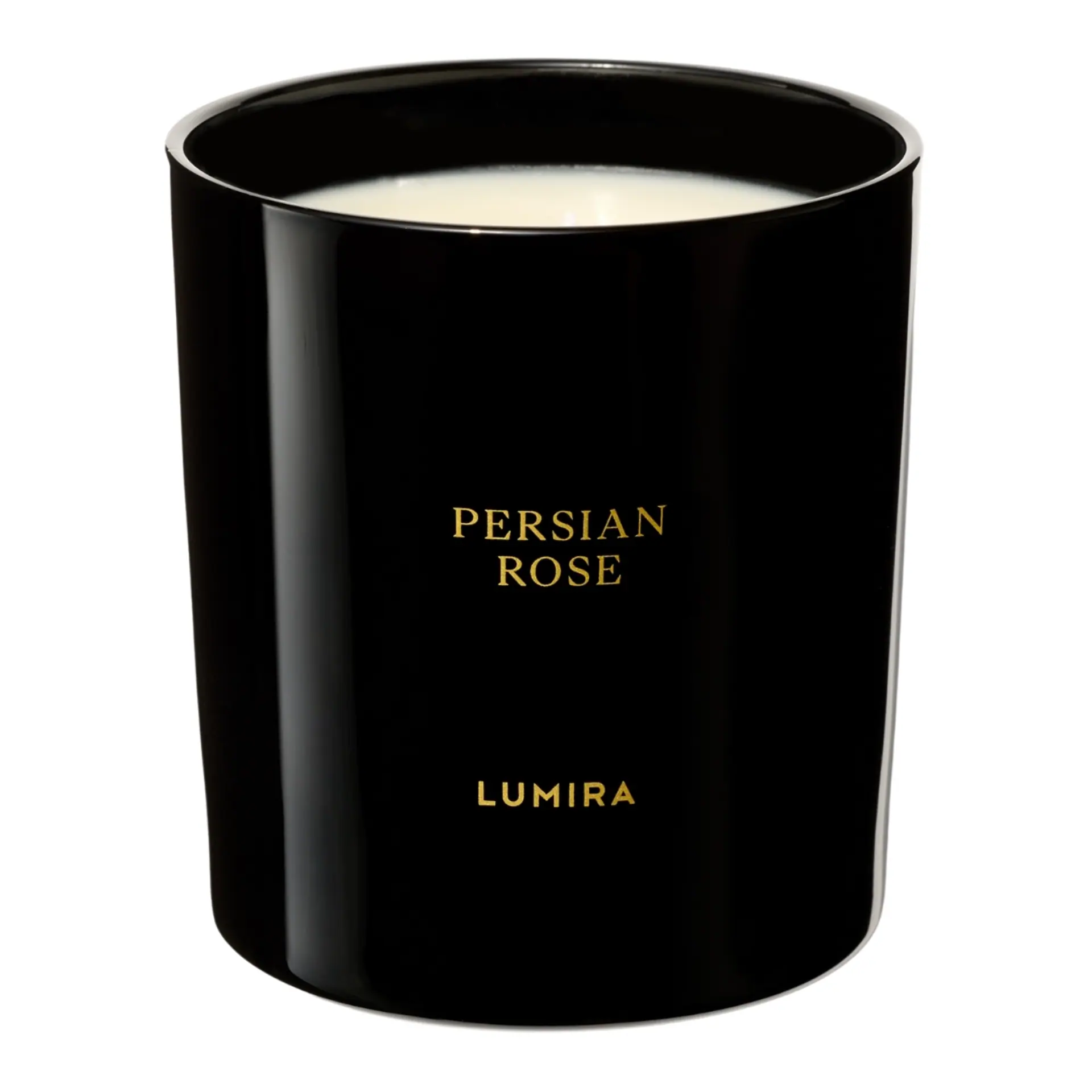 Lumira Glass Candle - Persian Rose Large