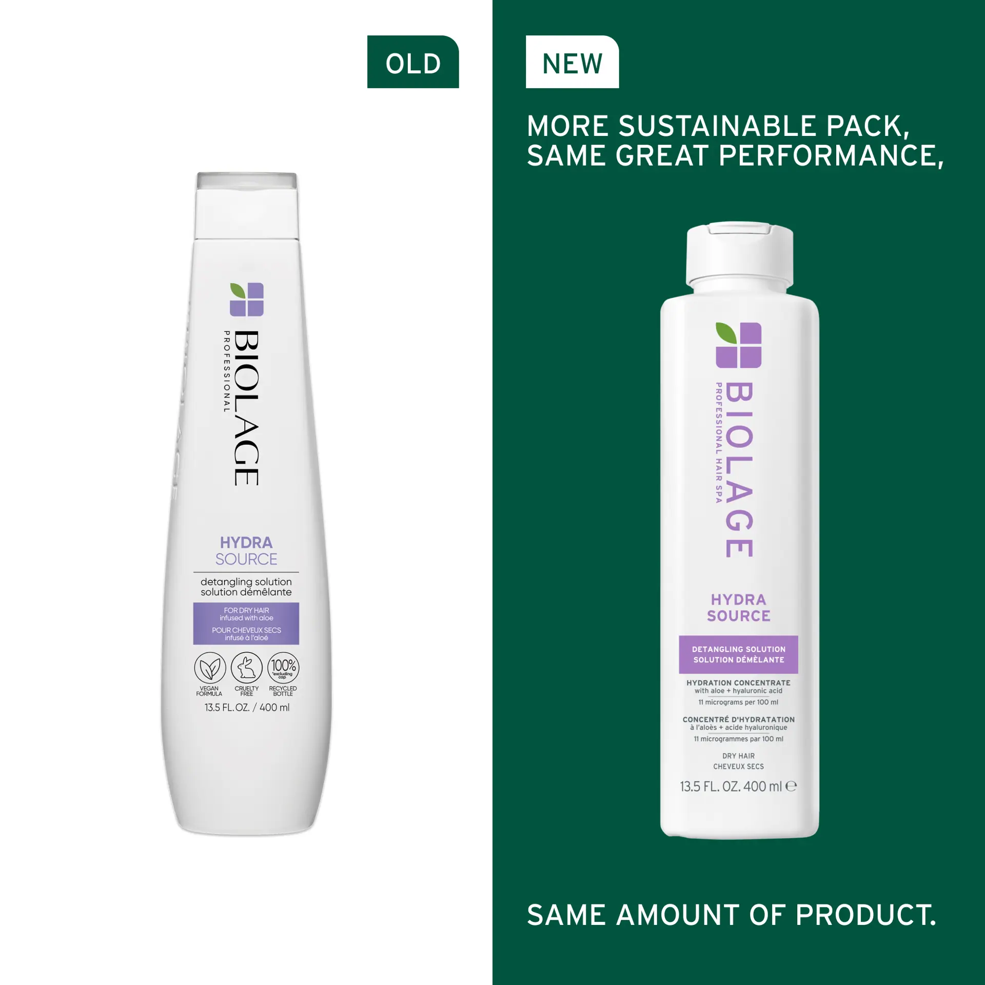 Biolage Hydra Source Detangling Solution 400ml