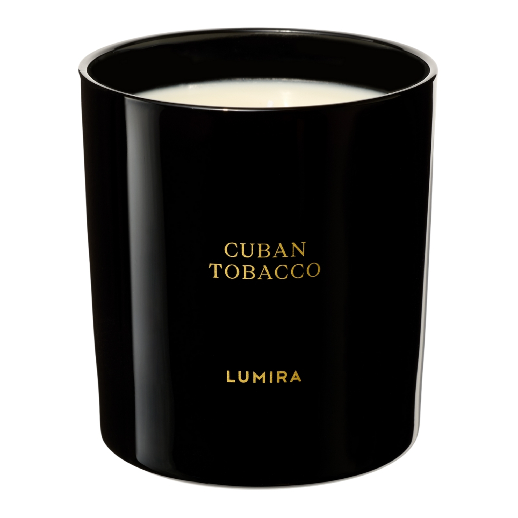 Lumira Glass Candle - Cuban Tobacco Large