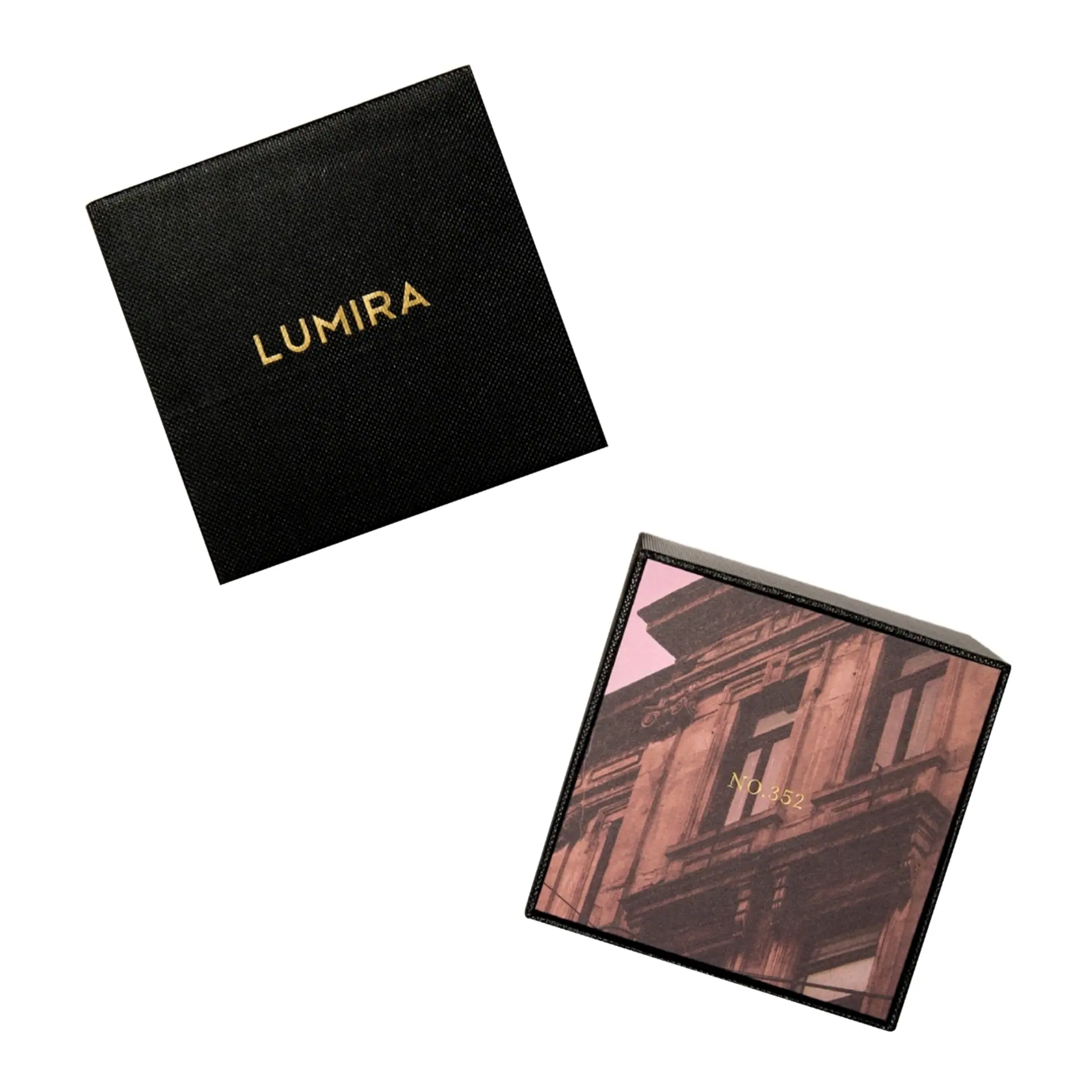 Lumira Glass Candle - No352 Leather & Cedar Large