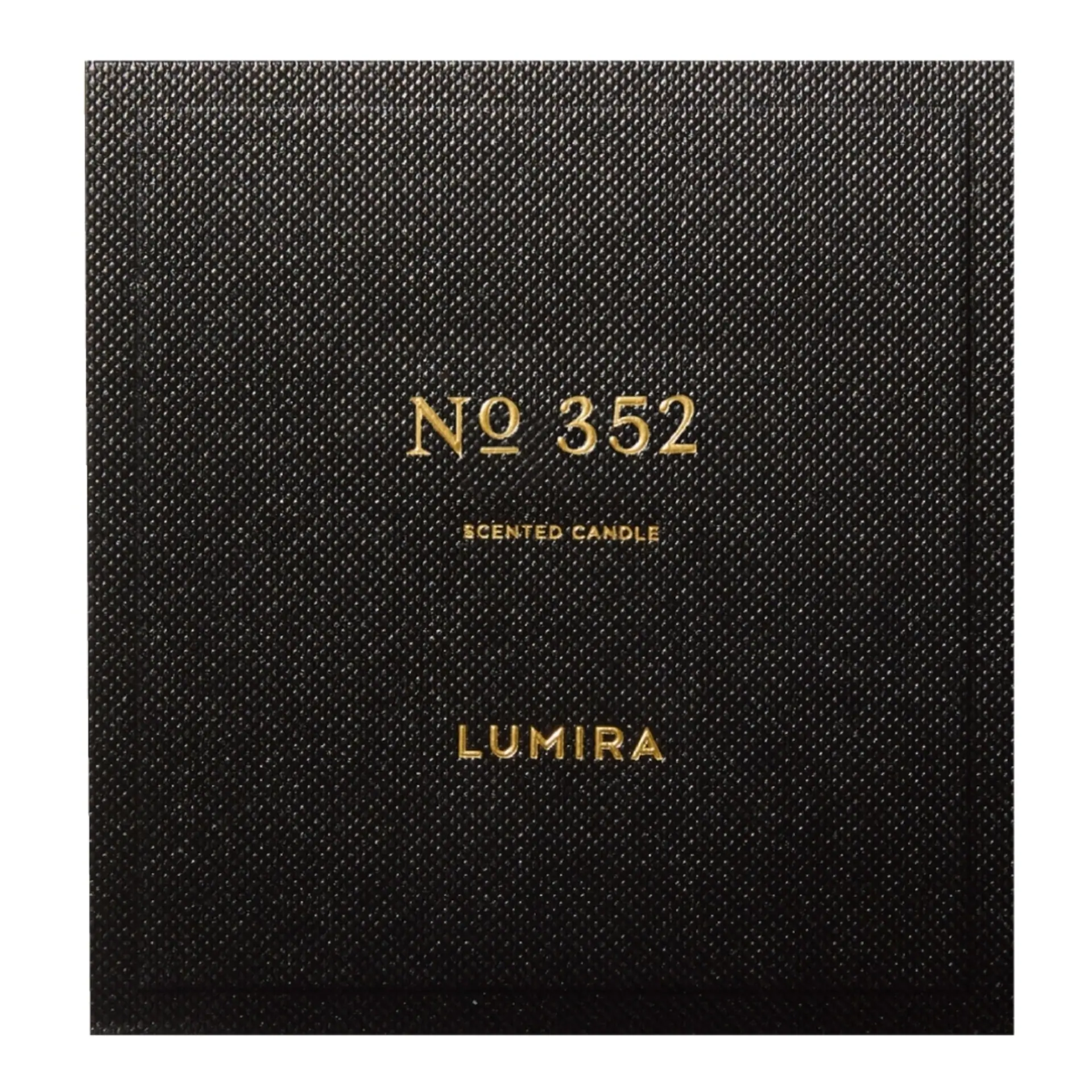 Lumira Glass Candle - No352 Leather & Cedar Large
