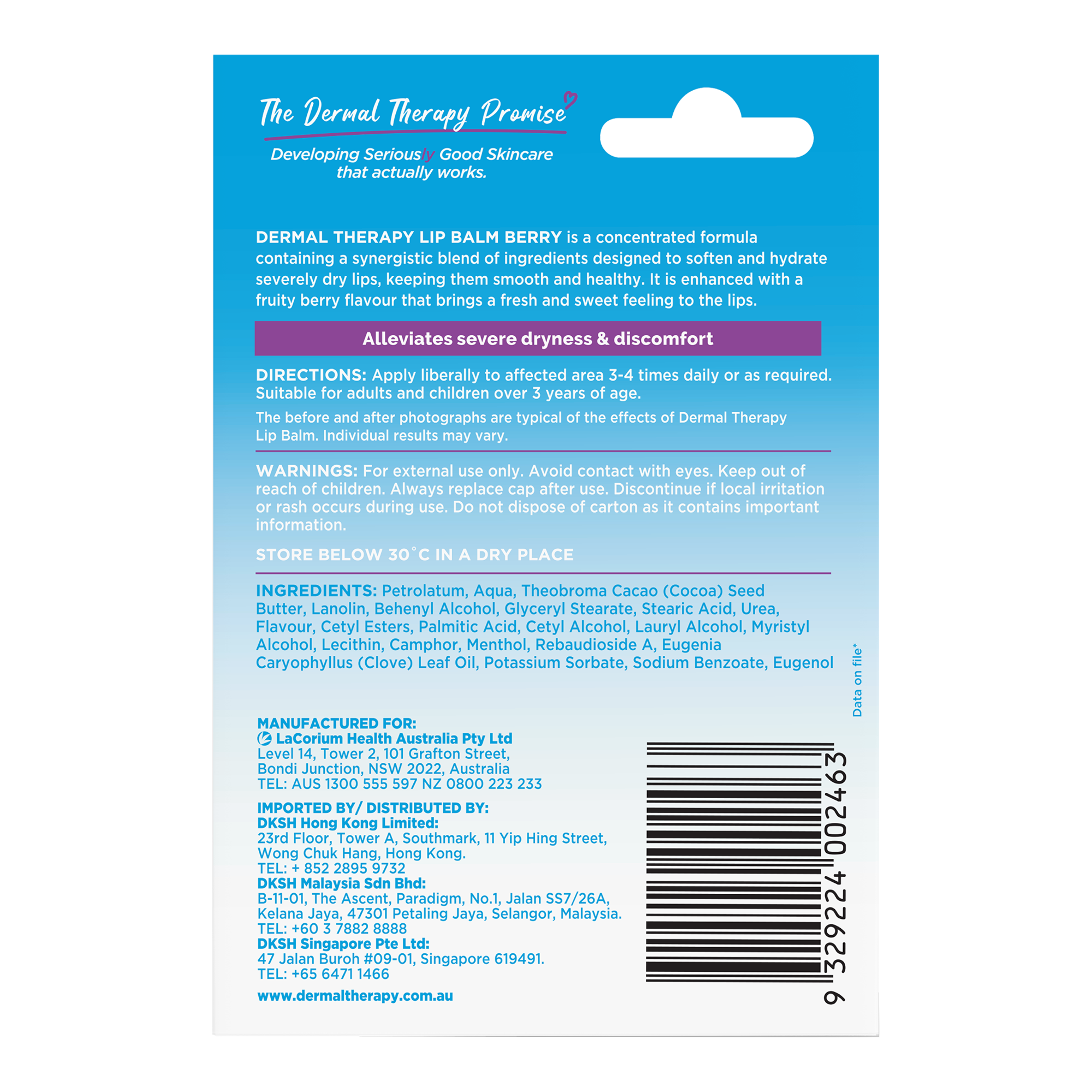 Dermal Therapy Lip Balm Berry