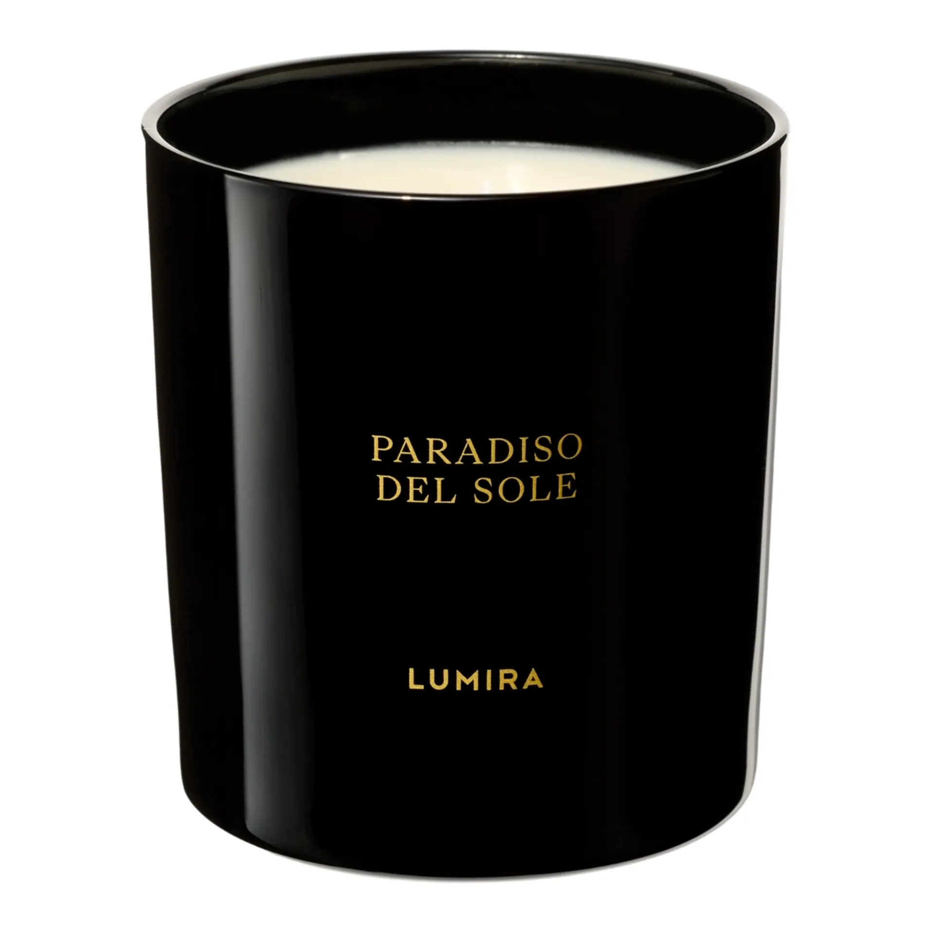 Lumira Black Candle Paradiso del Sole 300g