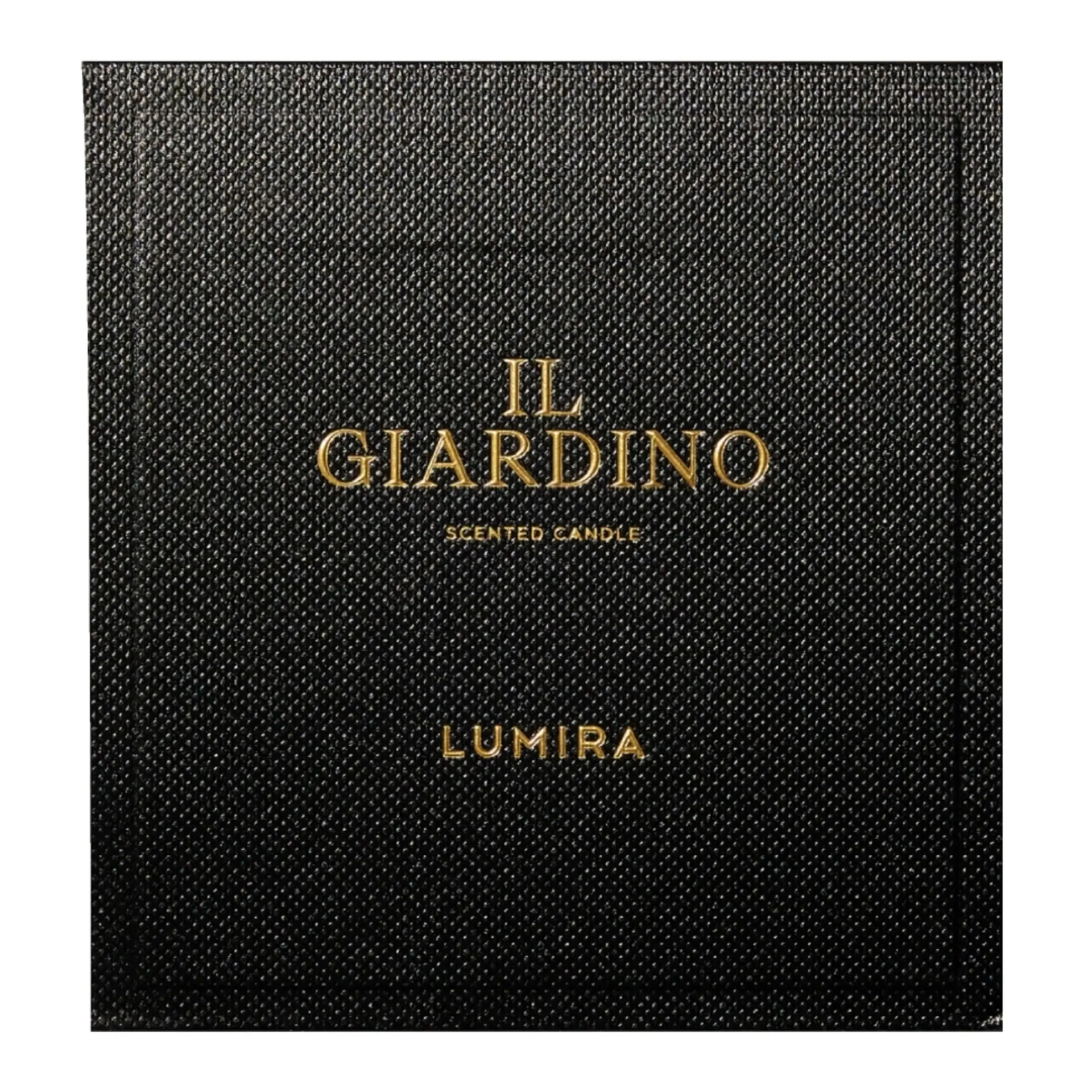 Lumira Black Candle Il Giardino