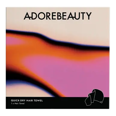 Adore Beauty Quick-Dry Hair Towel - Pink LIMITED EDITION