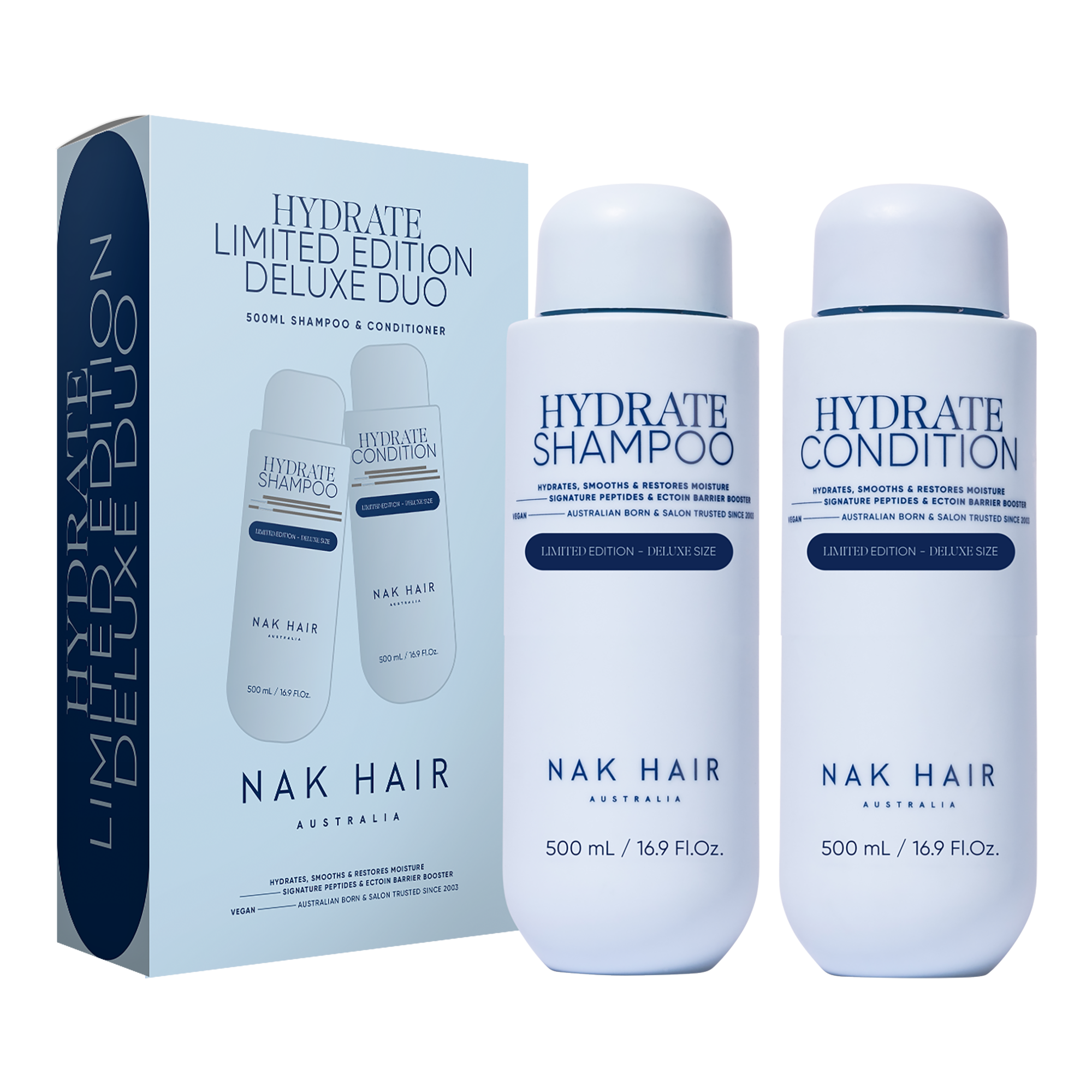 NAK Hair Signature Limited Edition Hydrate Duo 500ml