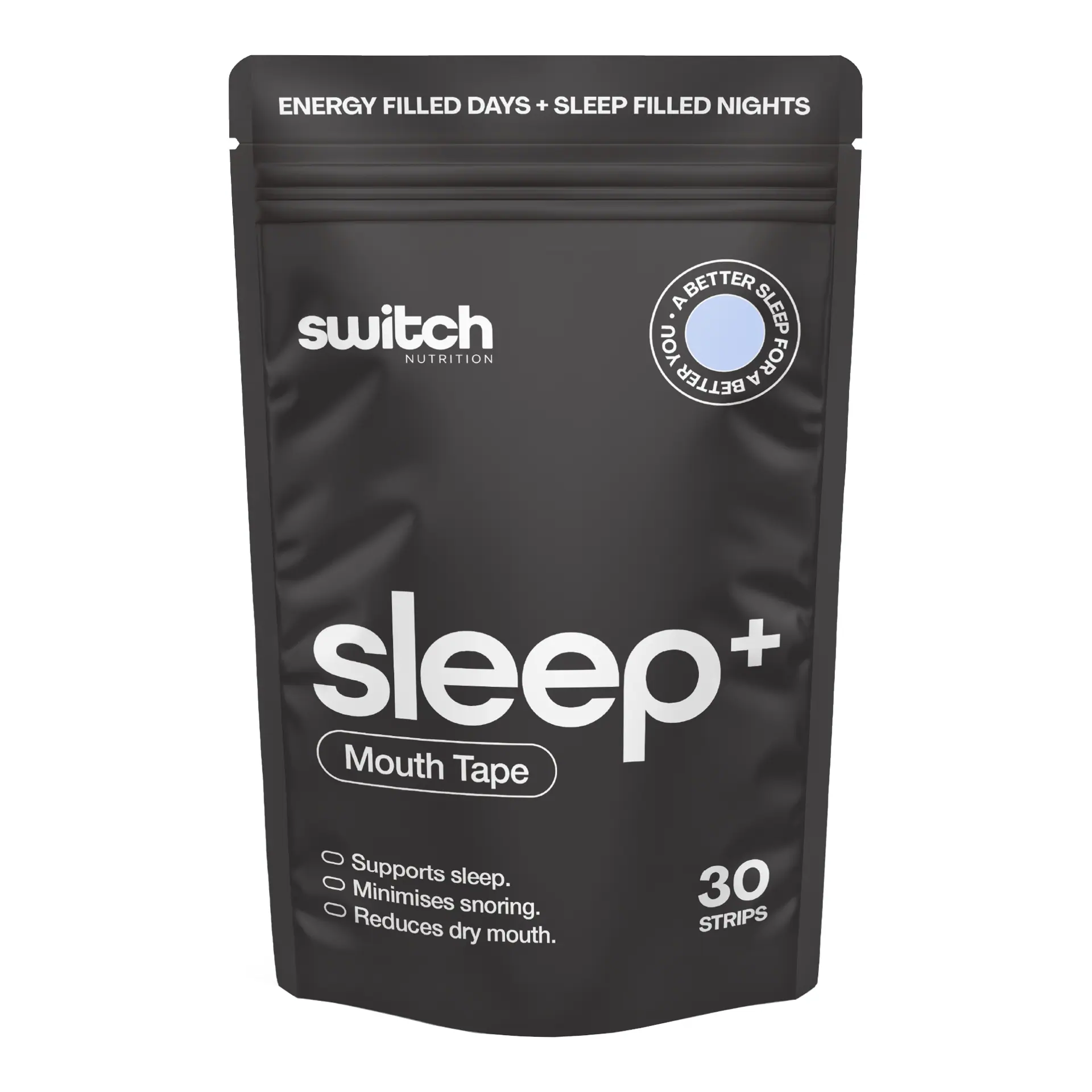 Switch Nutrition Mouth Tape Pouch (30 Strips)