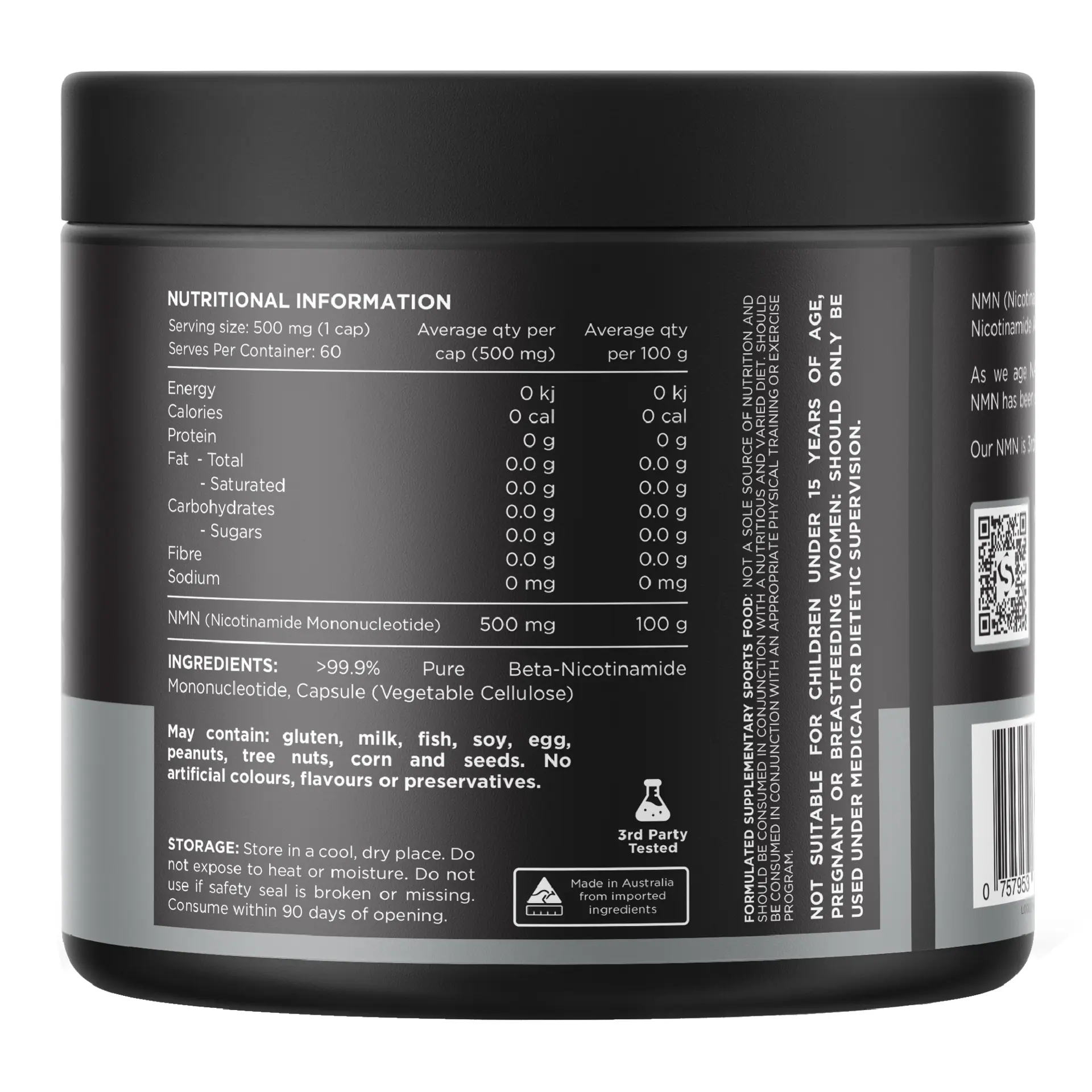 Switch Nutrition NMN Capsules (60 Serves)
