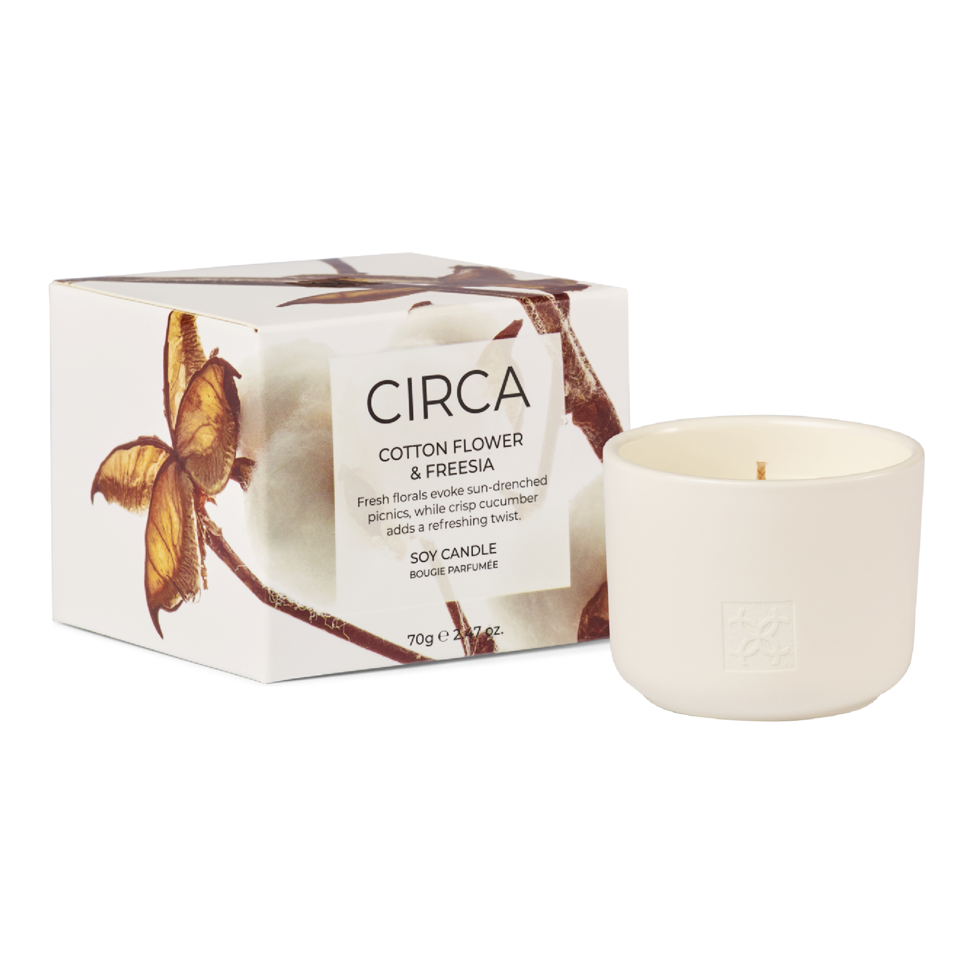 CIRCA 70g Candle - Cotton Flower & Freesia