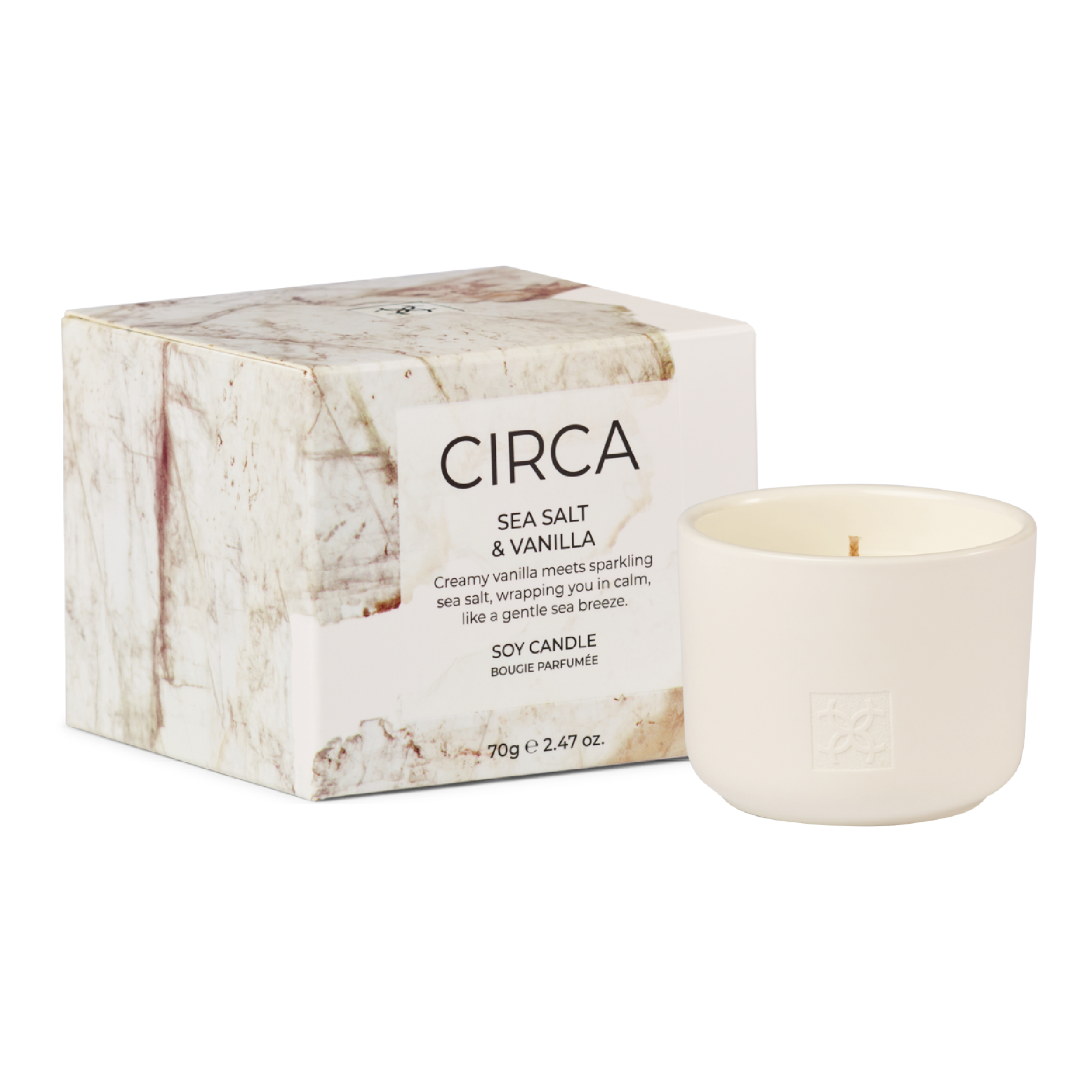 CIRCA 70g Candle - Sea Salt & Vanilla