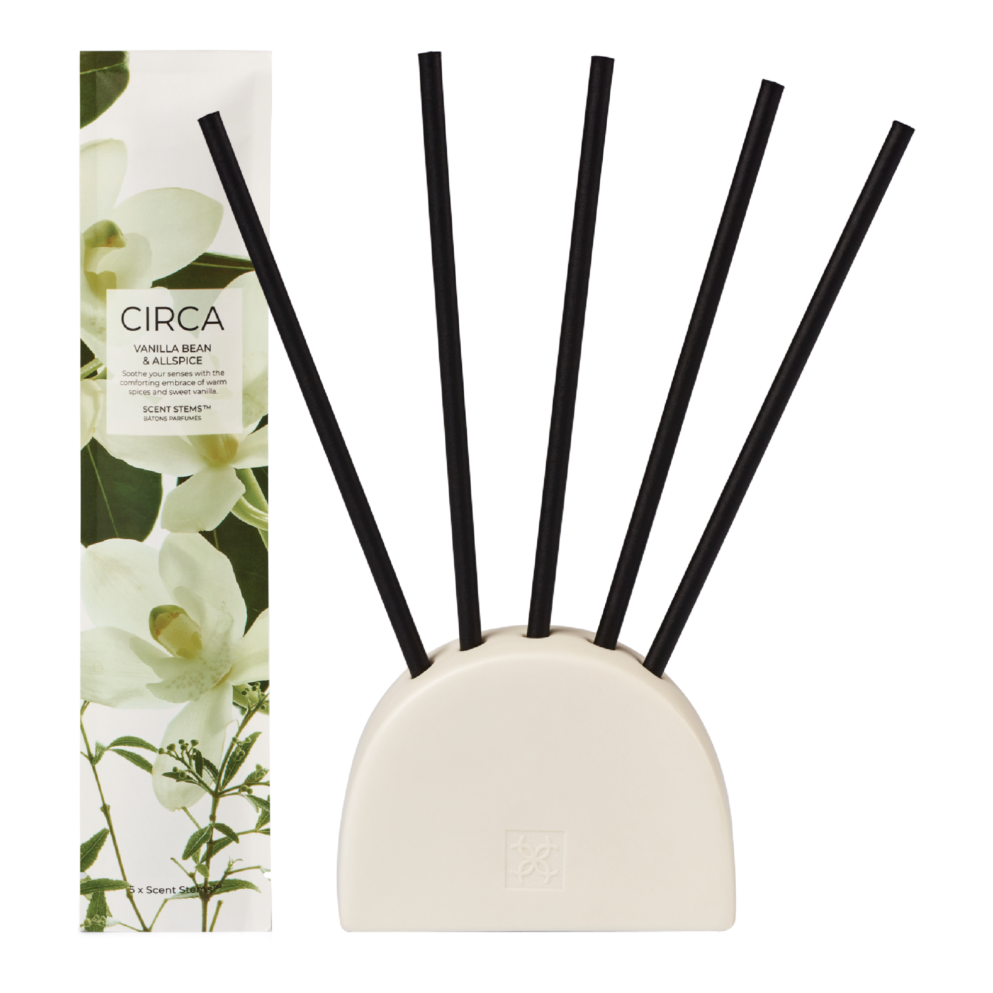 CIRCA 5 Replacement Scent Stems - Vanilla Bean & Allspice