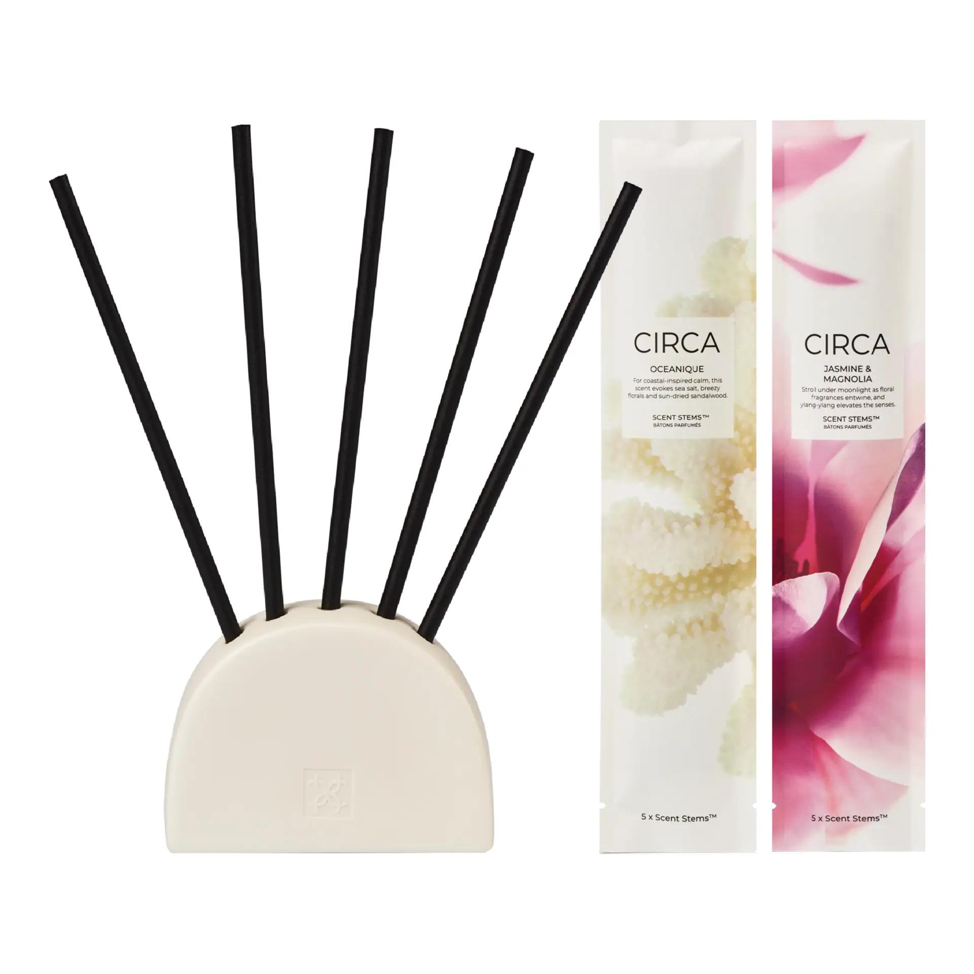 CIRCA Scent Stems Duo - Oceanique and Jasmine & Magnolia