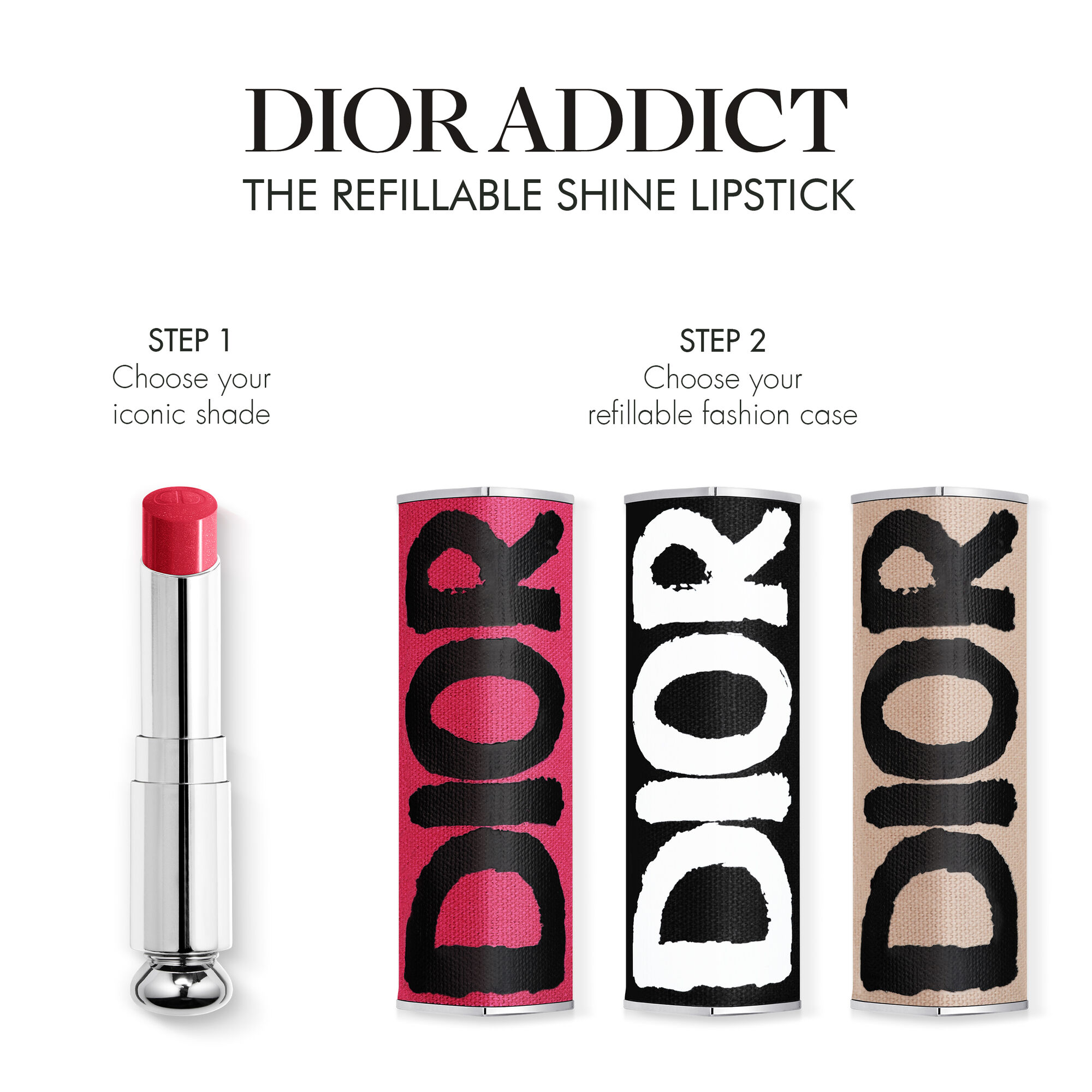 DIOR Addict Lipstick Case Black NZ Adore Beauty