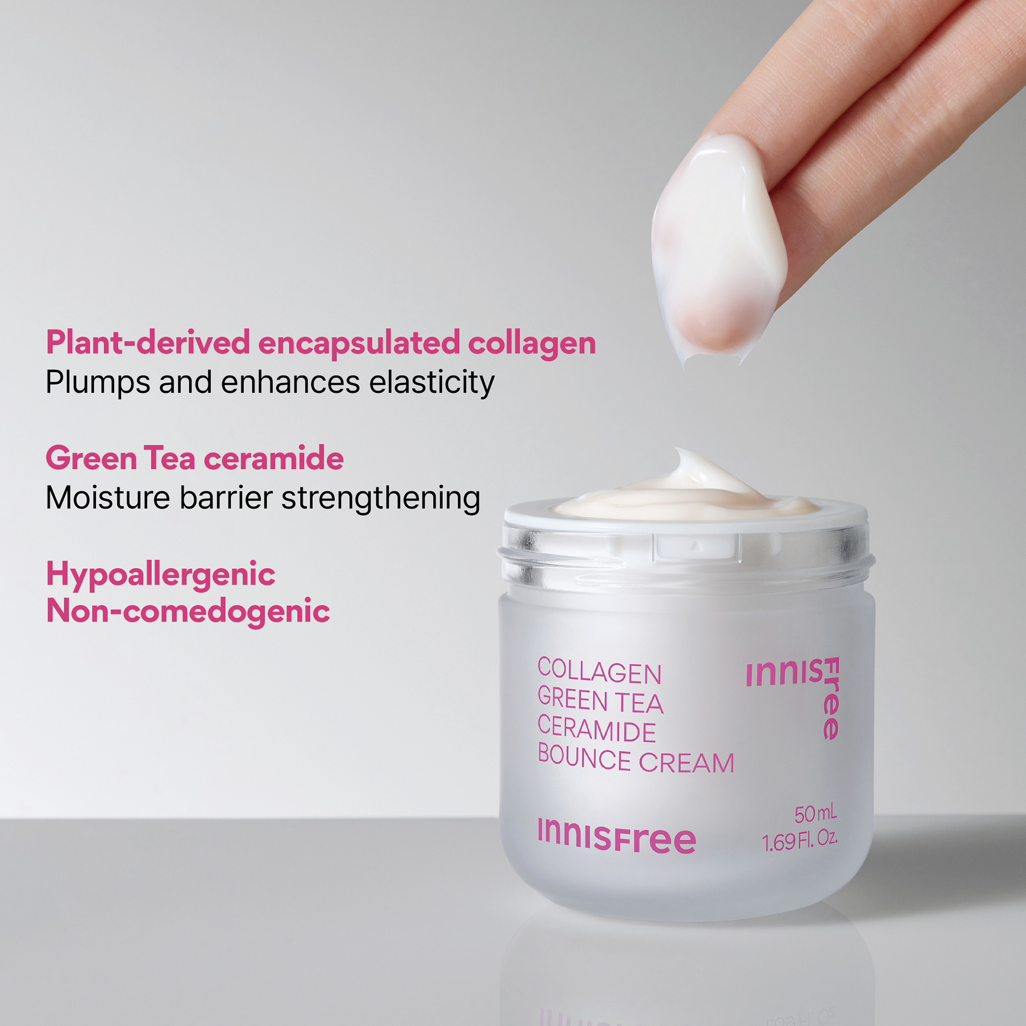INNISFREE Collagen Green Tea Ceramide Bounce Cream 50ml