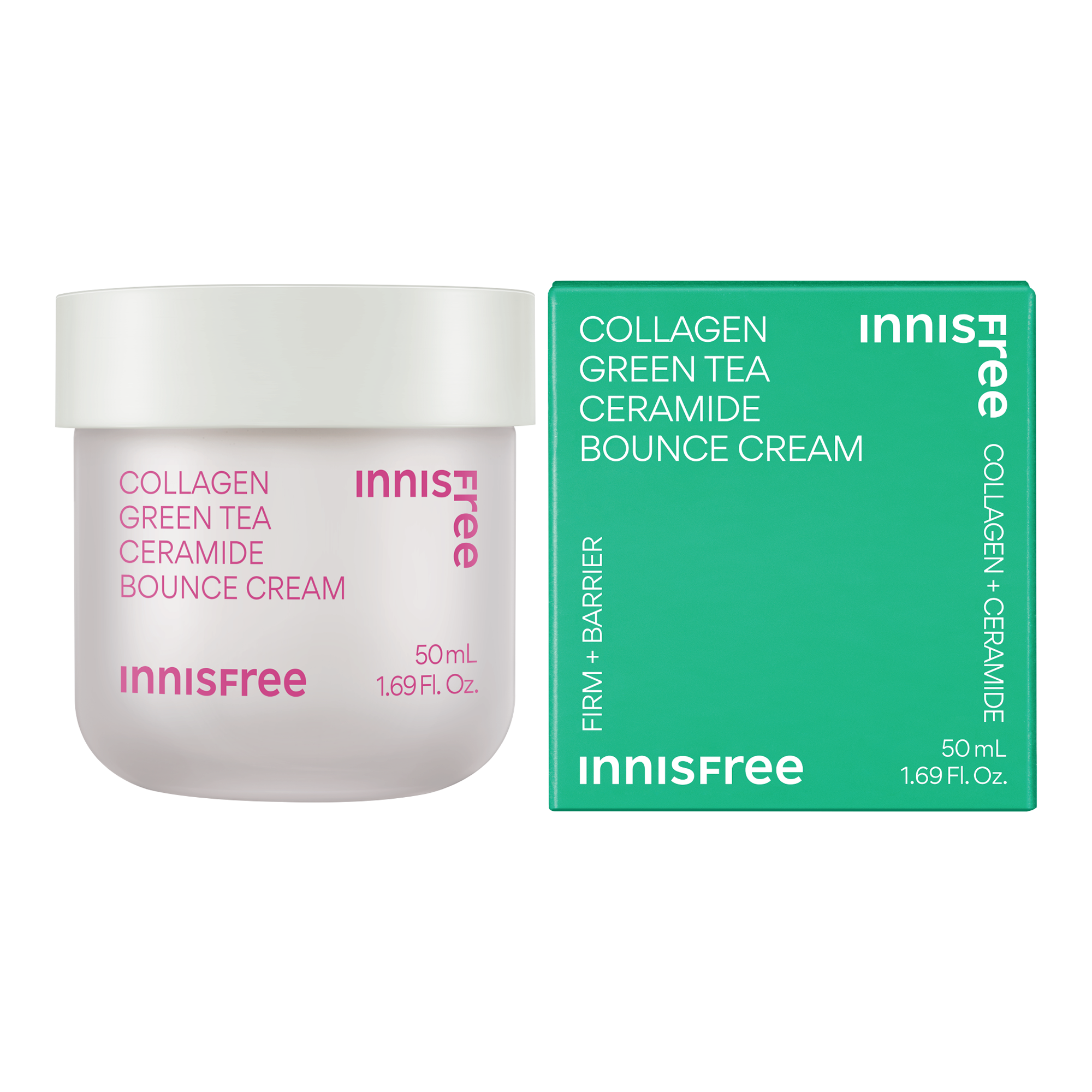 INNISFREE Collagen Green Tea Ceramide Bounce Cream 50ml