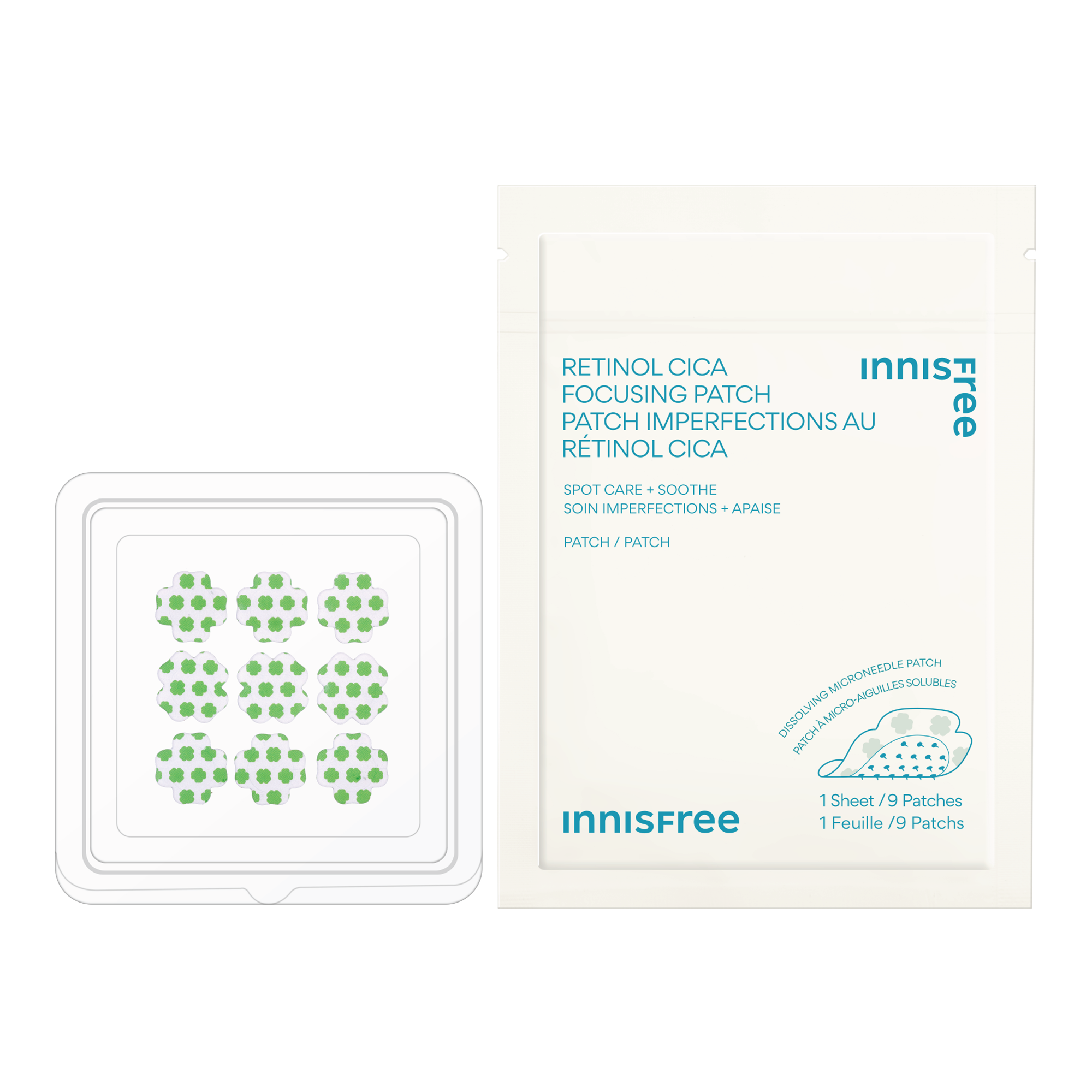 INNISFREE Retinol Cica Ampoule Focusing Patch