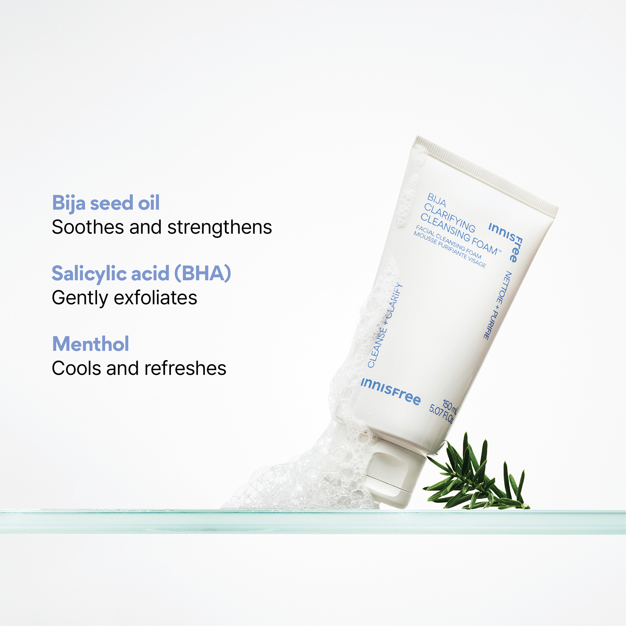 INNISFREE Bija Clarifying Cleansing Foam 150g