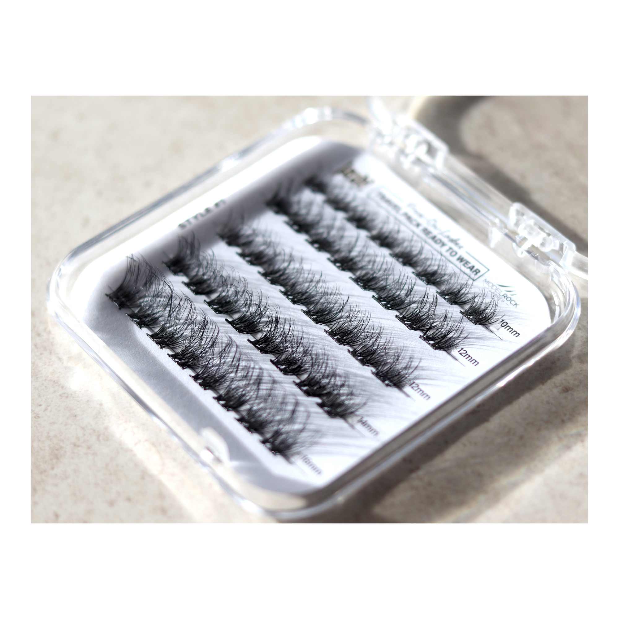 MODELROCK Pre-Glued Cluster Lashes
